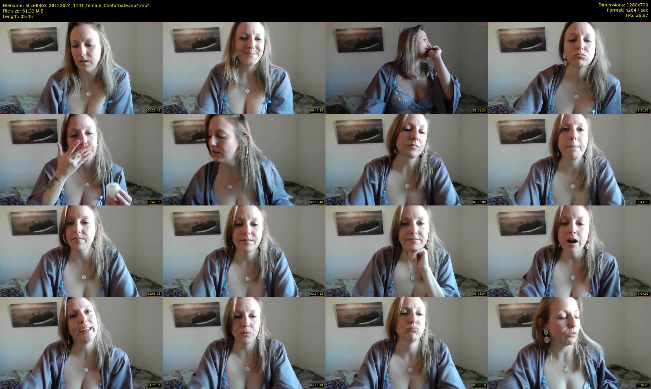 alice8363 — 6 minute Chaturbate female cam show recording, 720p, Dec 28, 2024