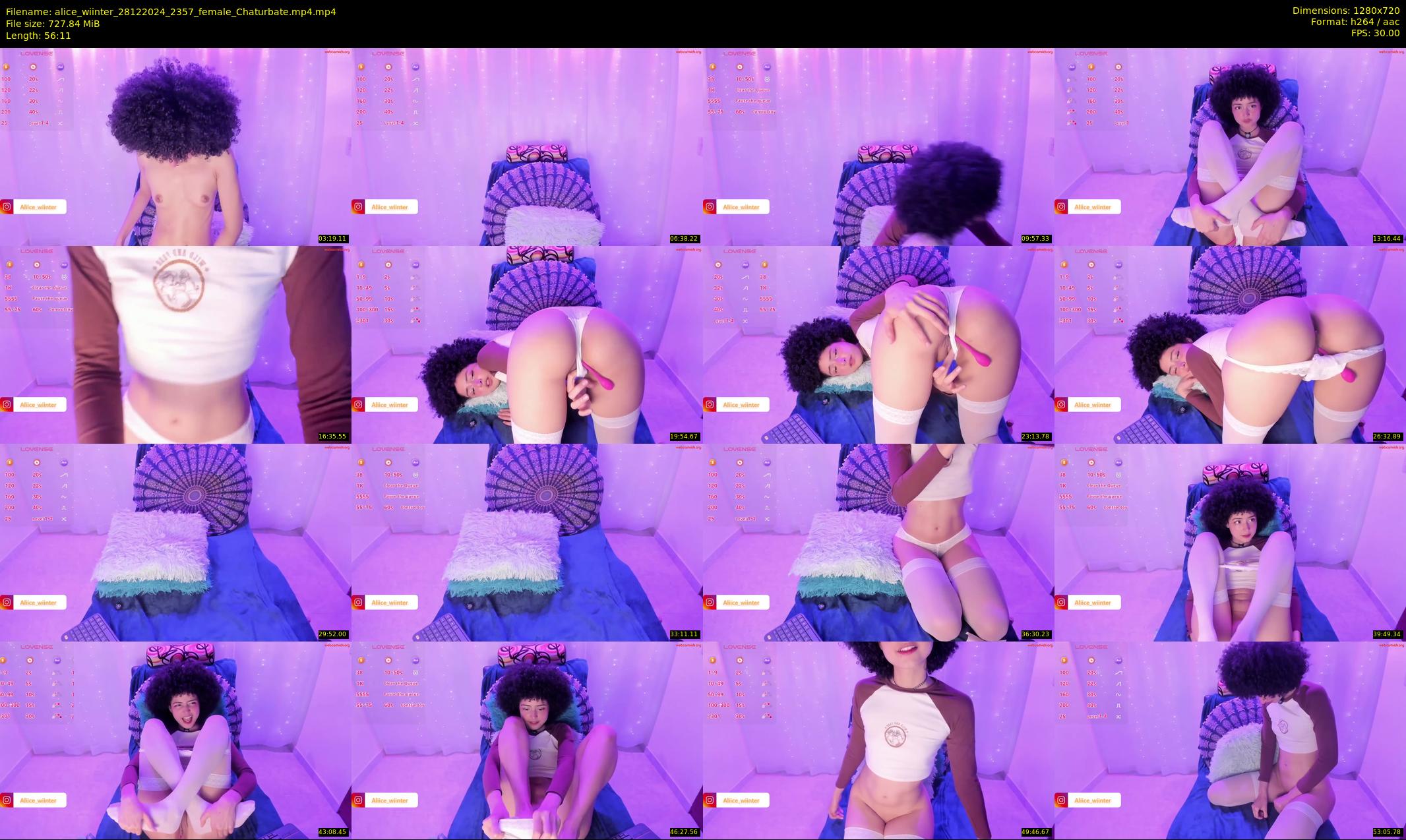 alice_wiinter — 57 minute Chaturbate female cam show recording, 720p, Dec 28, 2024