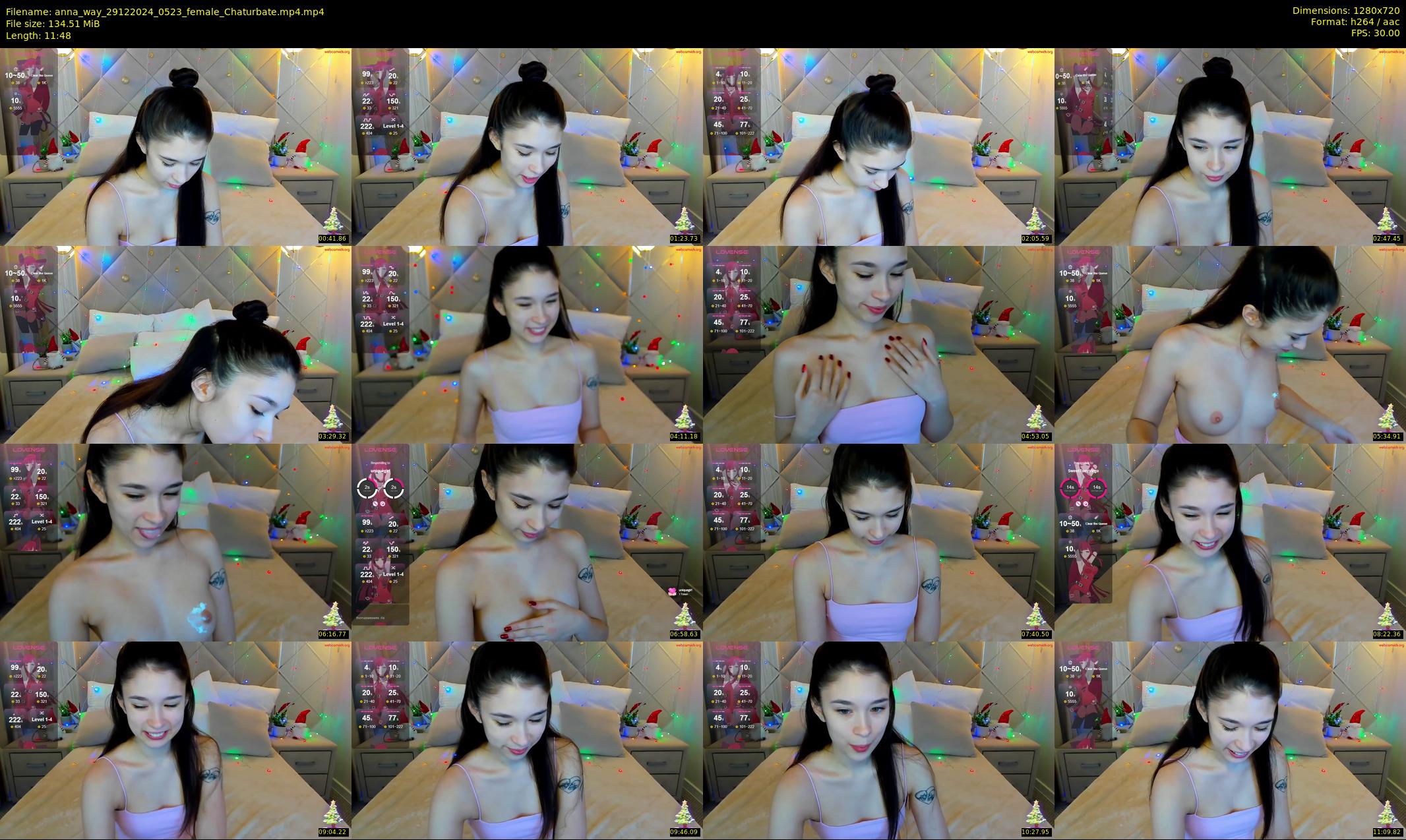 anna_way — 12 minute Chaturbate female cam show recording, 720p, Dec 29, 2024