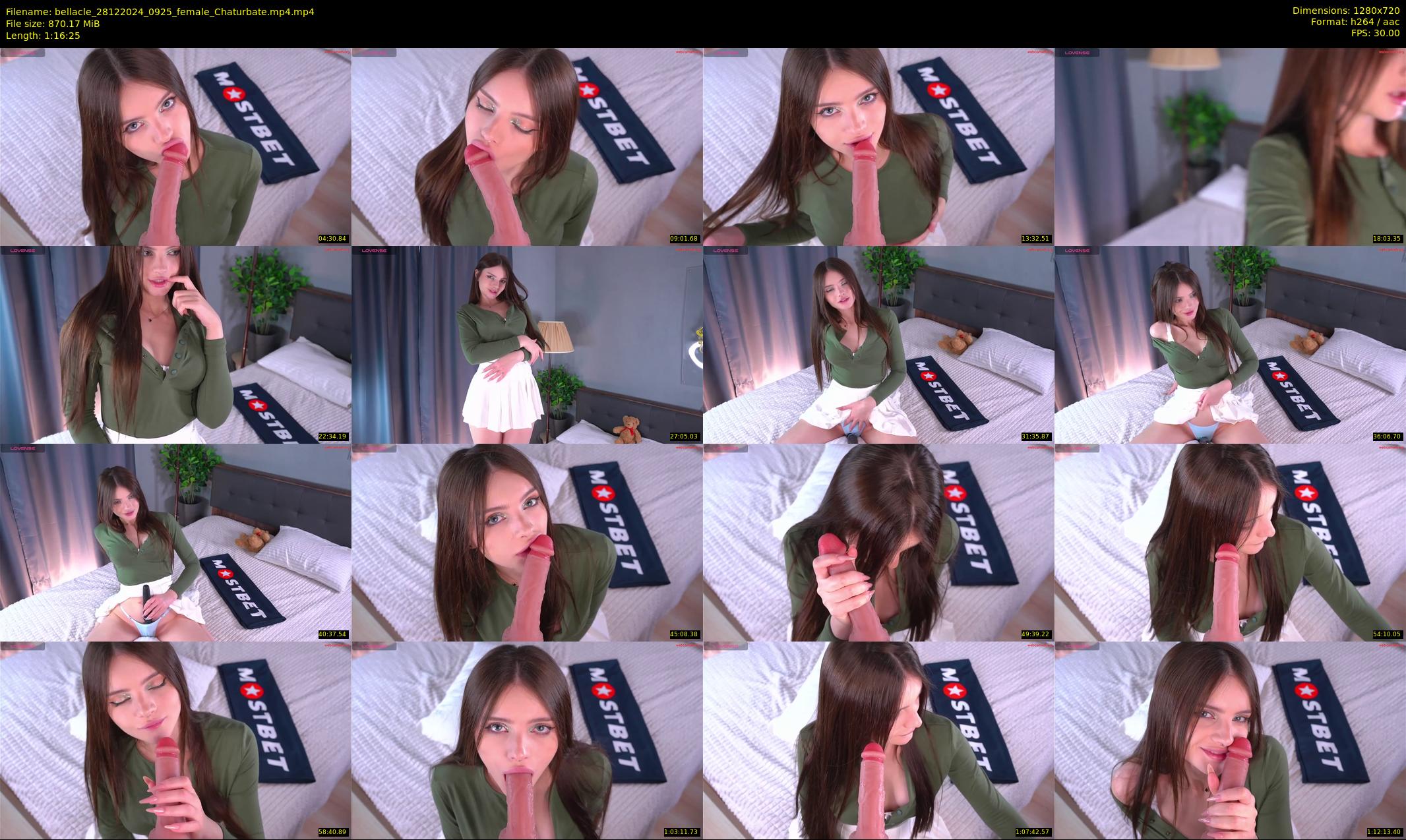 bellacle — 77 minute Chaturbate female cam show recording, 720p, Dec 28, 2024