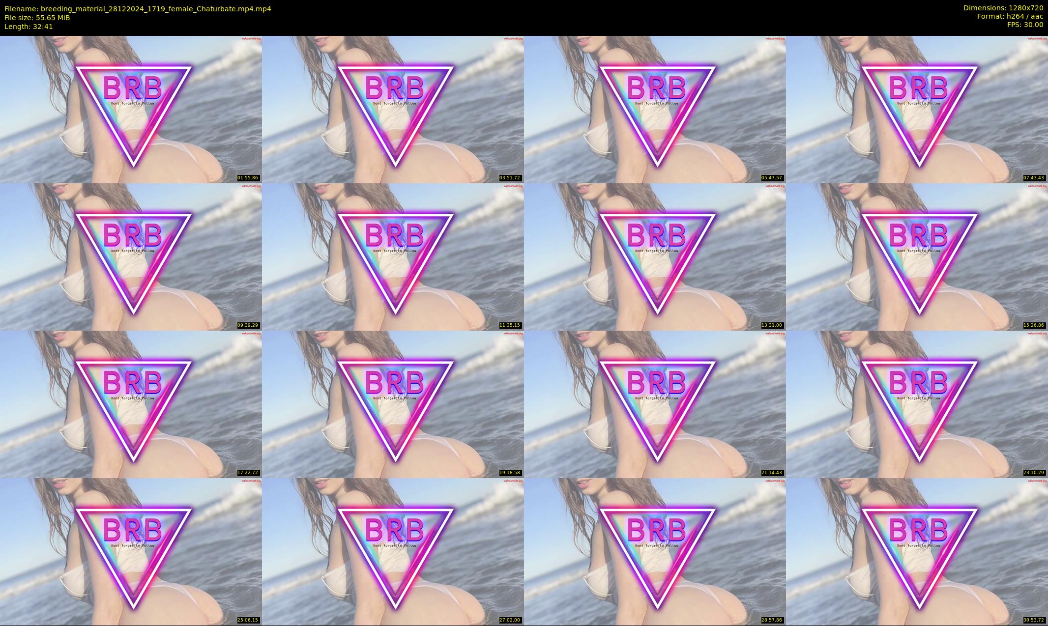 breeding_material — 33 minute Chaturbate female cam show recording, 720p, Dec 28, 2024