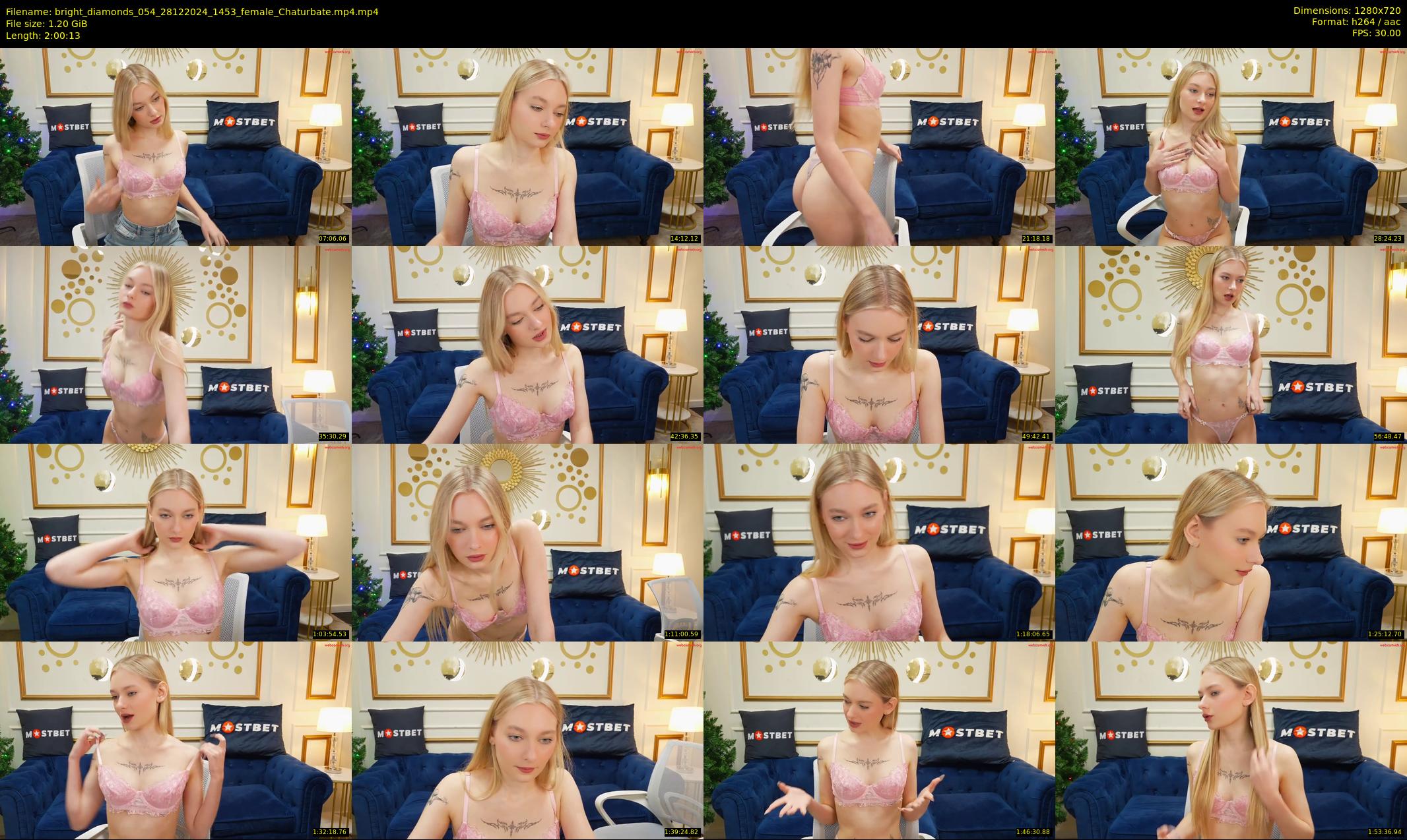 bright_diamonds_054 — 121 minute Chaturbate couple cam show recording, 720p, Dec 28, 2024