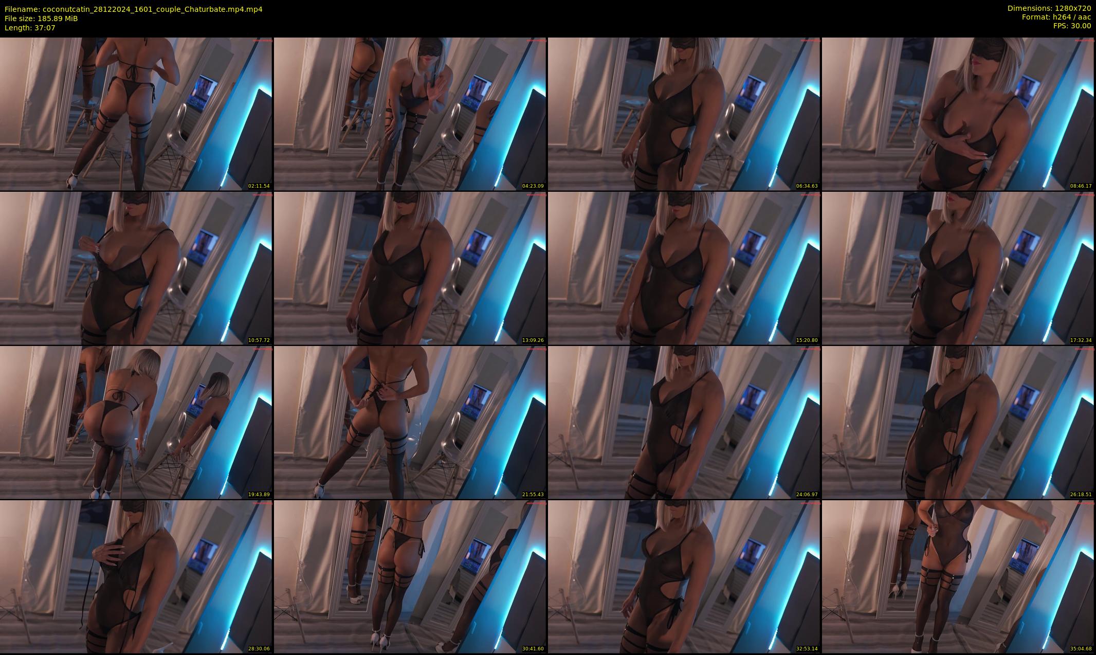 coconutcatin — 38 minute Chaturbate couple cam show recording, 720p, Dec 28, 2024