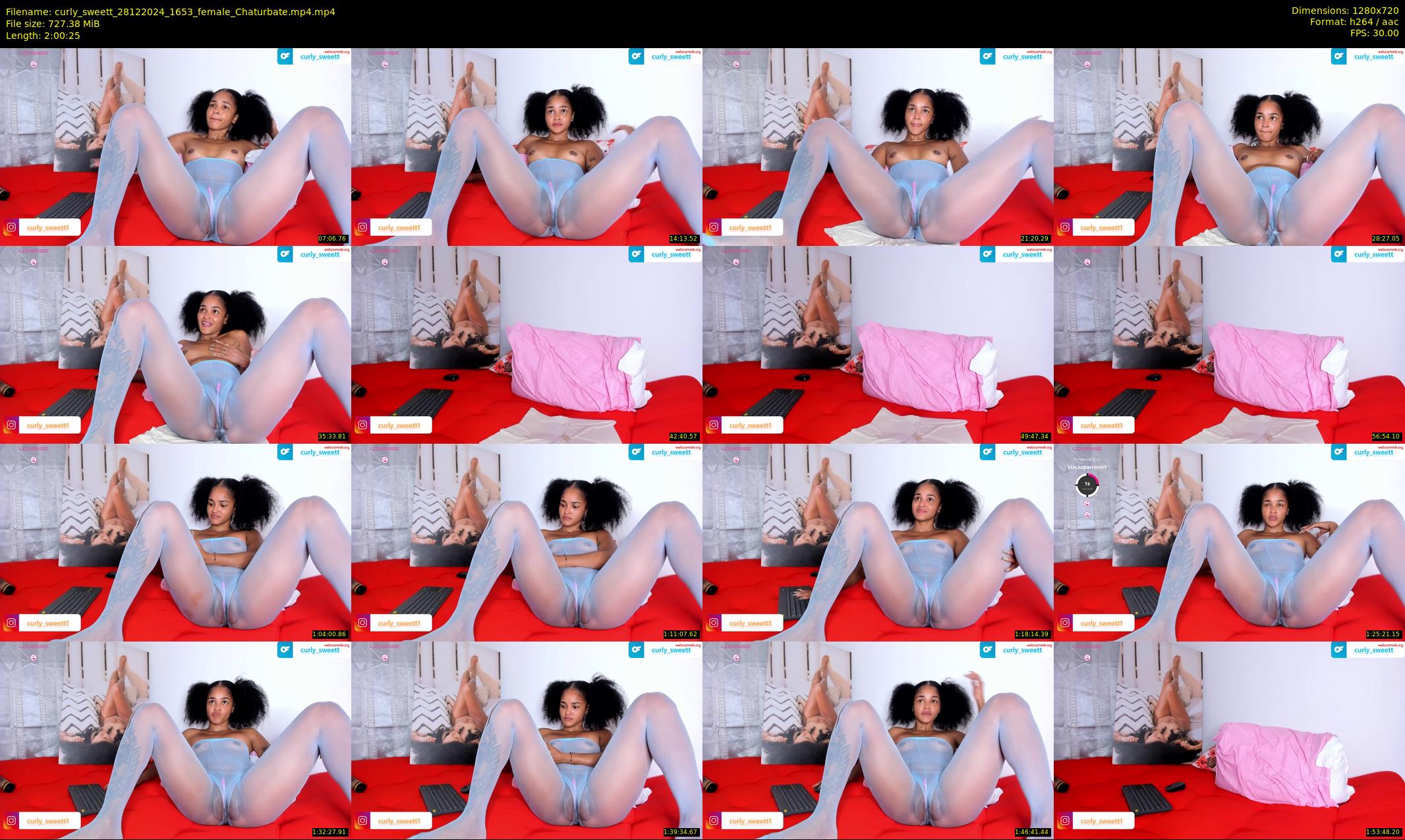 curly_sweett — 121 minute Chaturbate female cam show recording, 720p, Dec 28, 2024