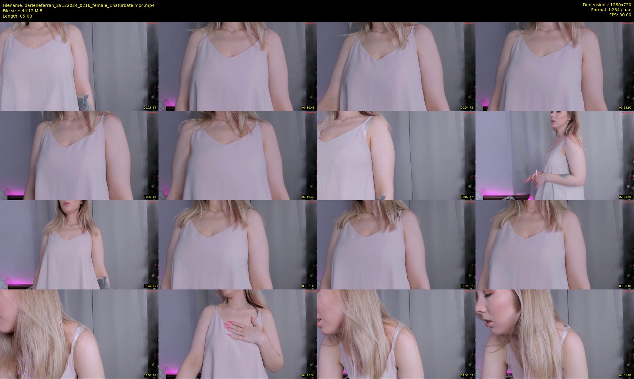 darleneferran — 6 minute Chaturbate female cam show recording, 720p, Dec 29, 2024