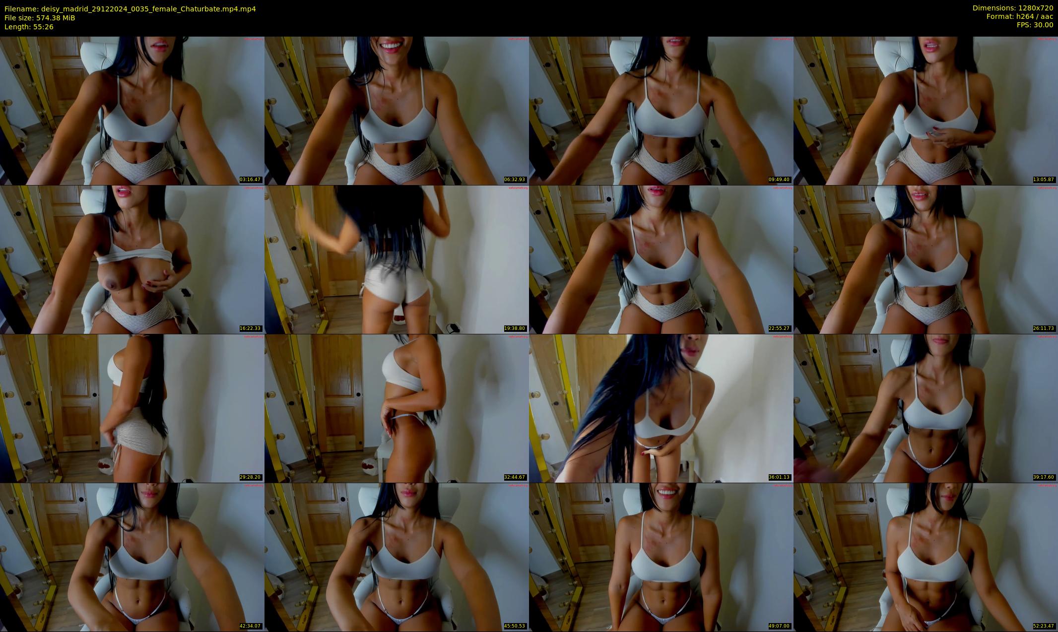deisy_madrid — 56 minute Chaturbate female cam show recording, 720p, Dec 29, 2024