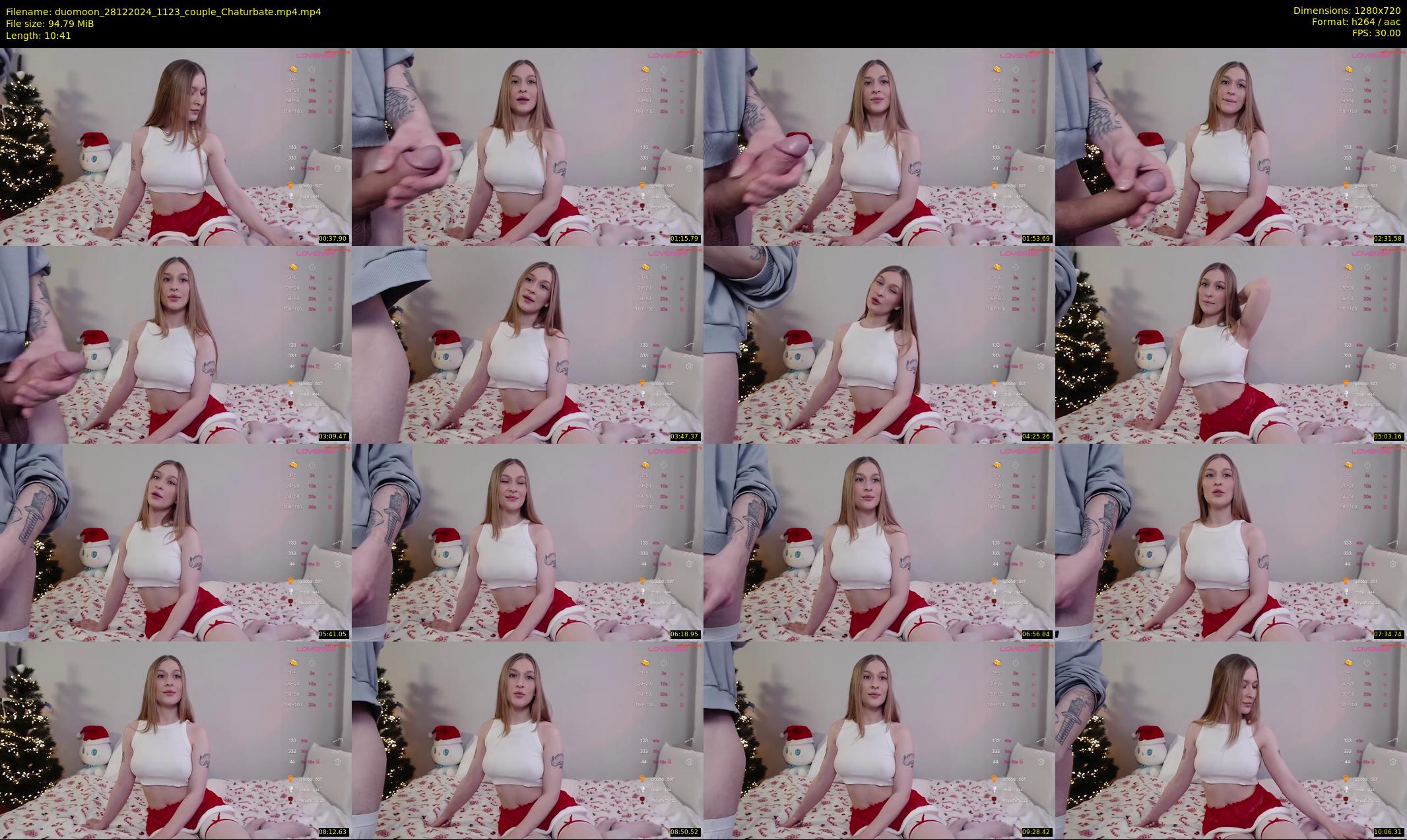 duomoon — 11 minute Chaturbate couple cam show recording, 720p, Dec 28, 2024