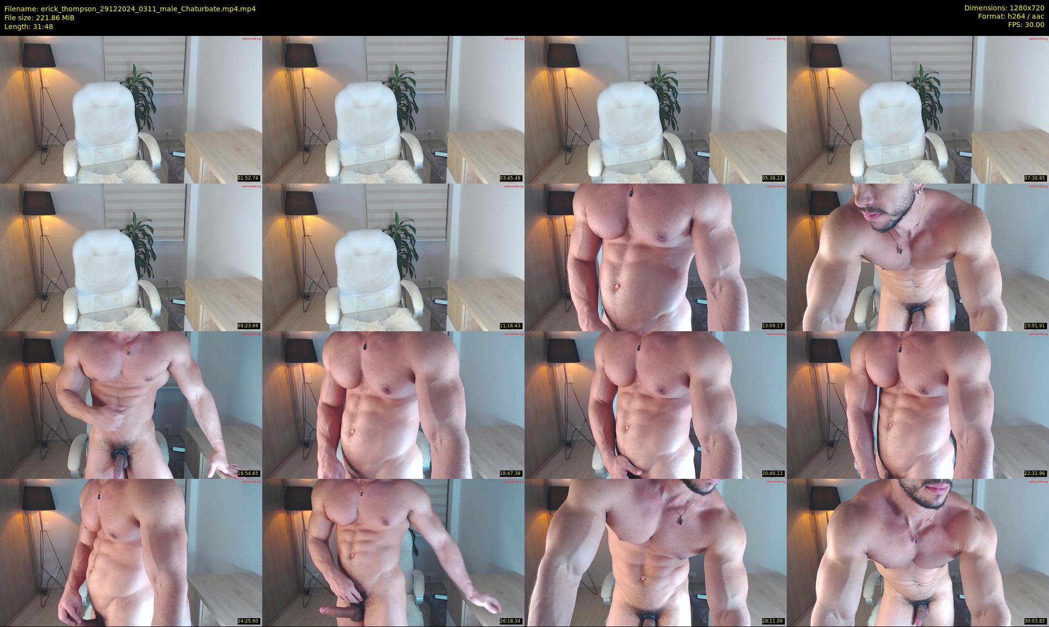 erick_thompson — 32 minute Chaturbate male cam show recording, 720p, Dec 29, 2024