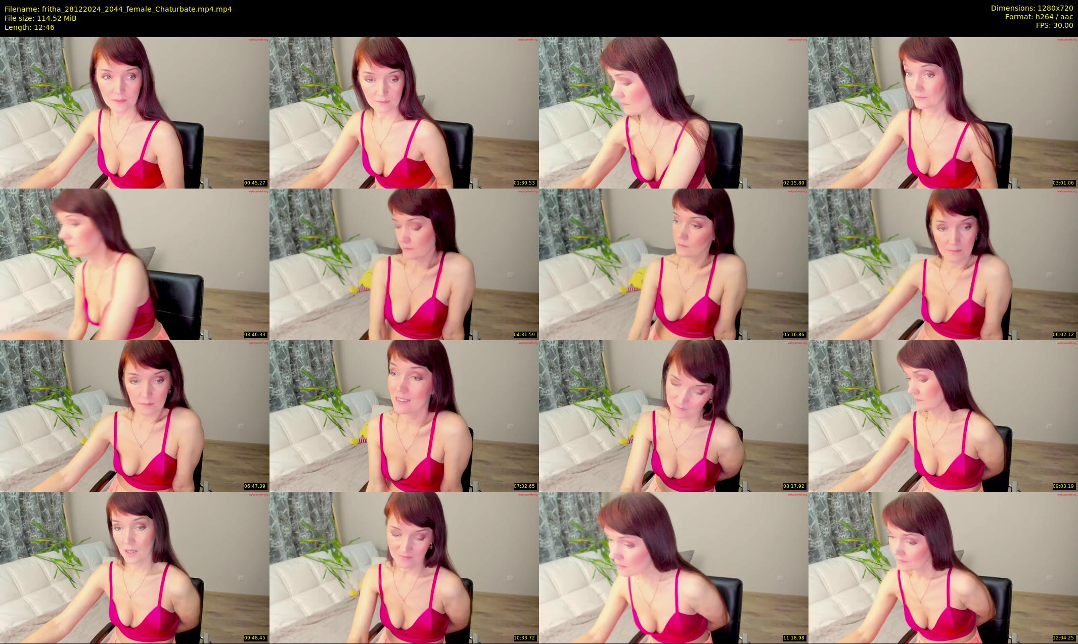 fritha — 13 minute Chaturbate female cam show recording, 720p, Dec 28, 2024
