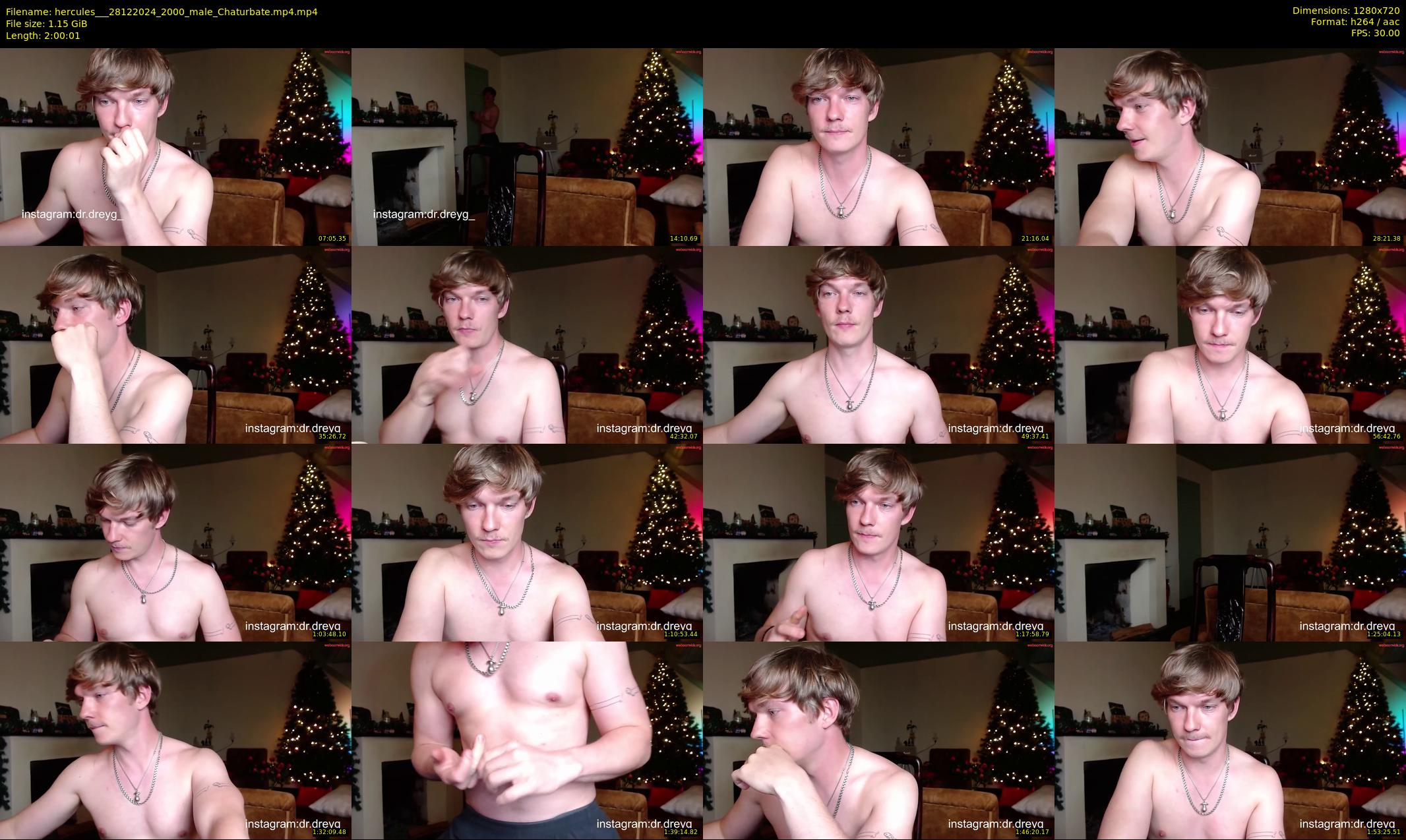 hercules__ — 121 minute Chaturbate male cam show recording, 720p, Dec 28, 2024