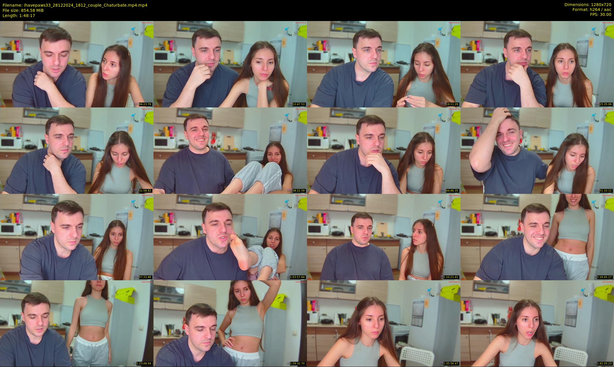 ihavepaws33 — 109 minute Chaturbate couple cam show recording, 720p, Dec 28, 2024