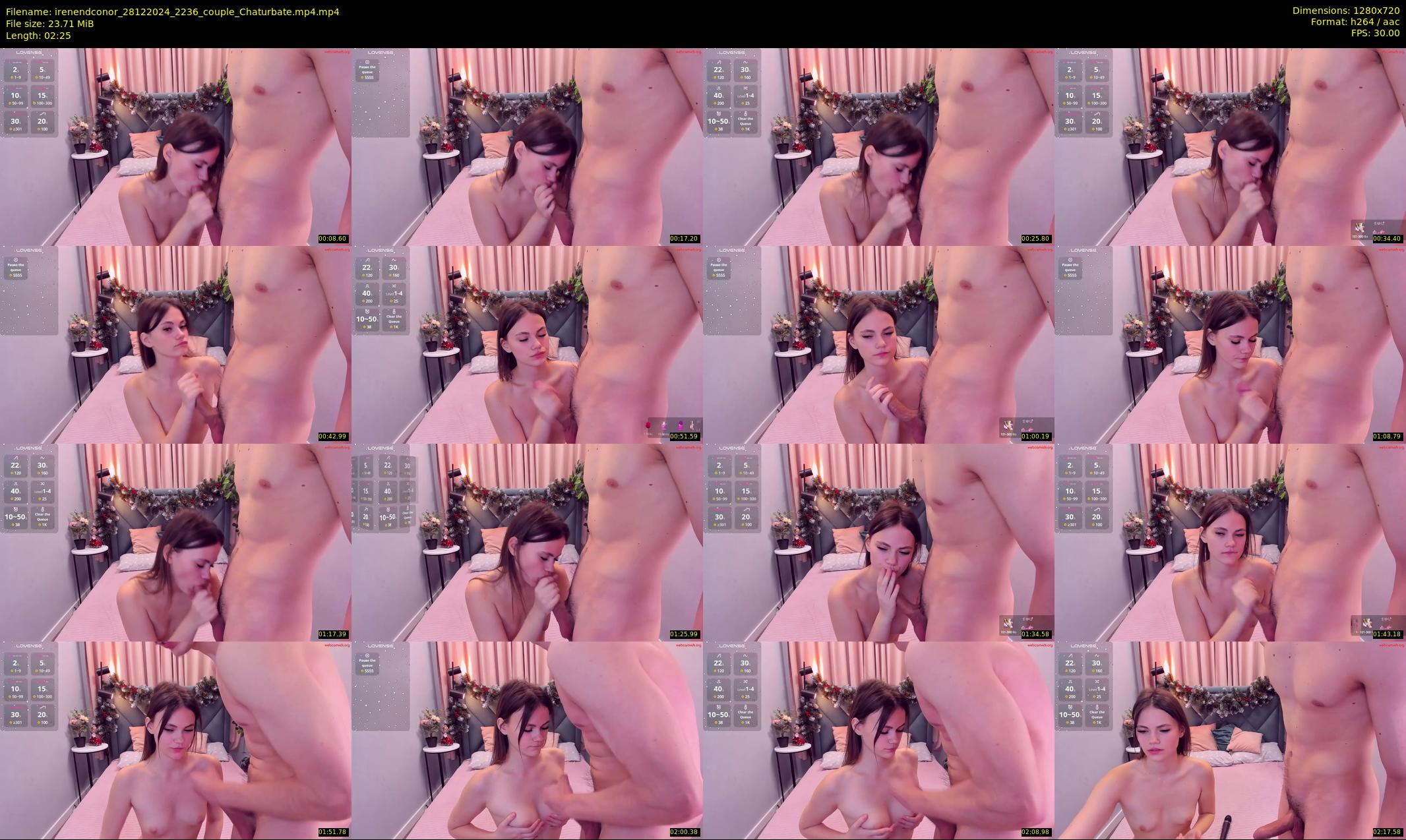 irenendconor — 3 minute Chaturbate couple cam show recording, 720p, Dec 28, 2024