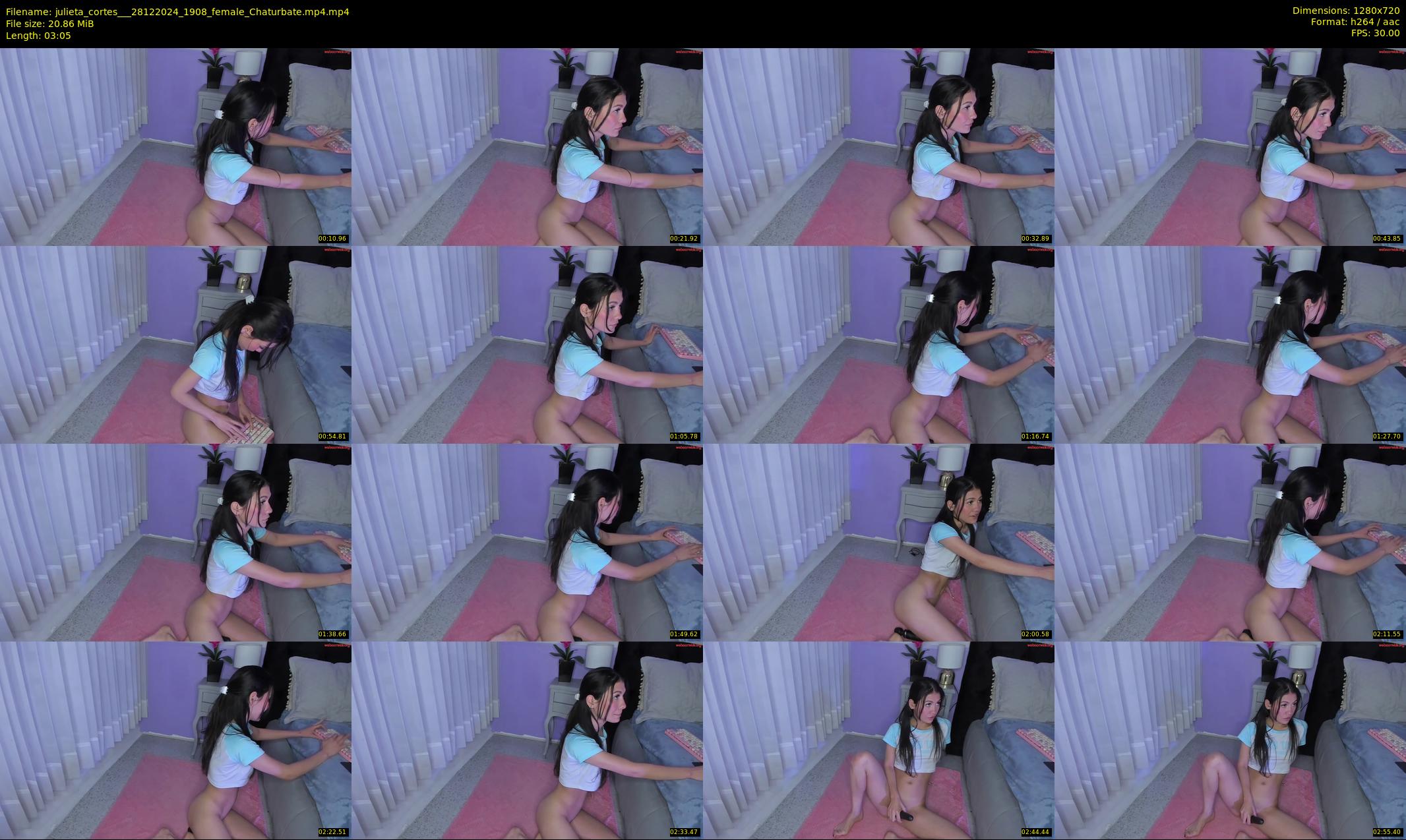 julieta_cortes__ — 4 minute Chaturbate female cam show recording, 720p, Dec 28, 2024
