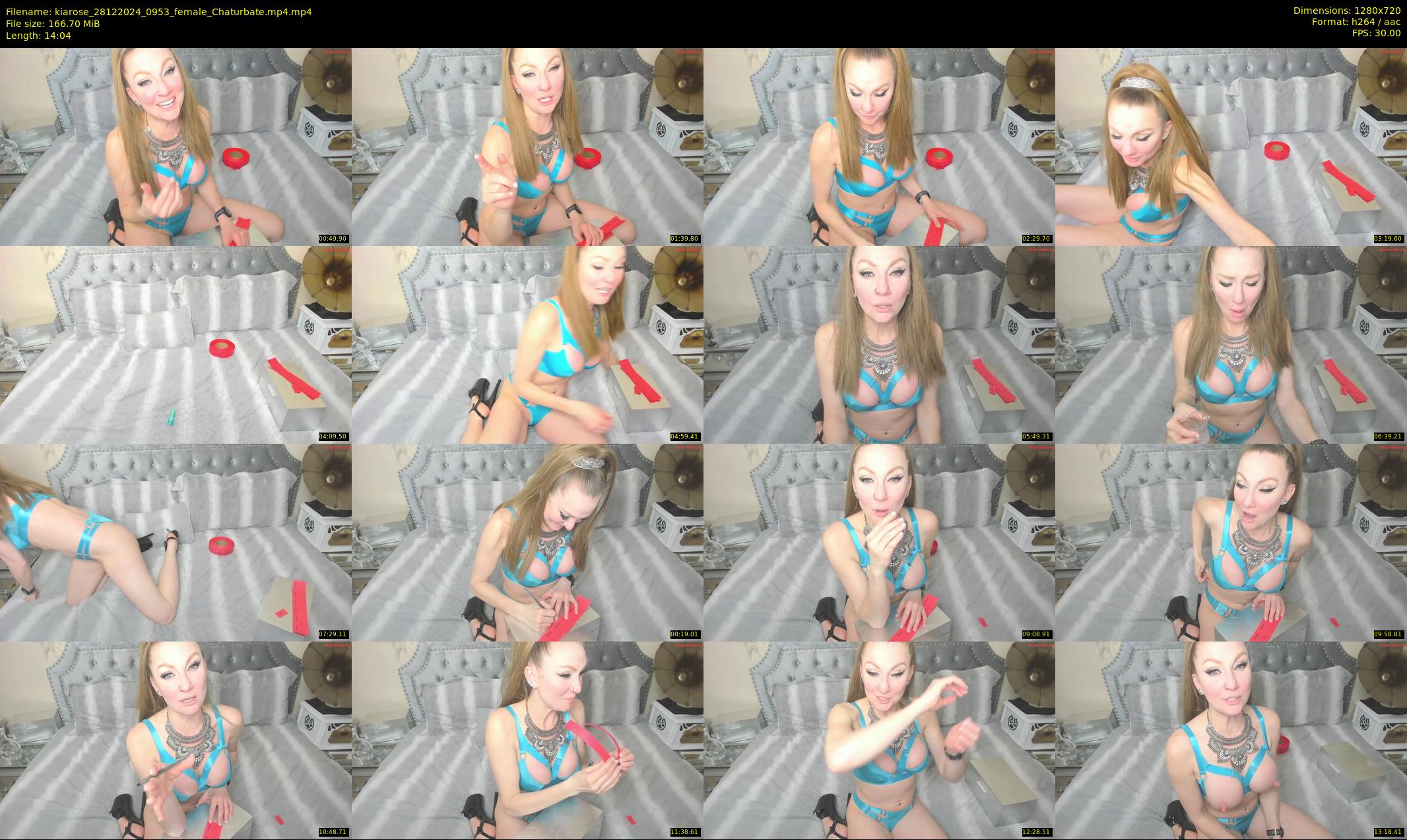 kiarose — 15 minute Chaturbate female cam show recording, 720p, Dec 28, 2024