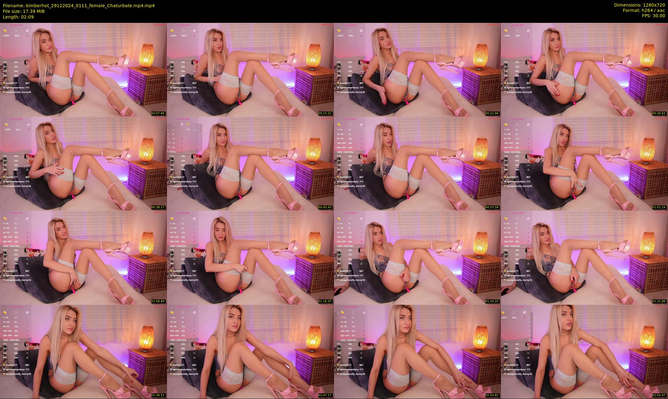 kimberhot — 3 minute Chaturbate female cam show recording, 720p, Dec 29, 2024