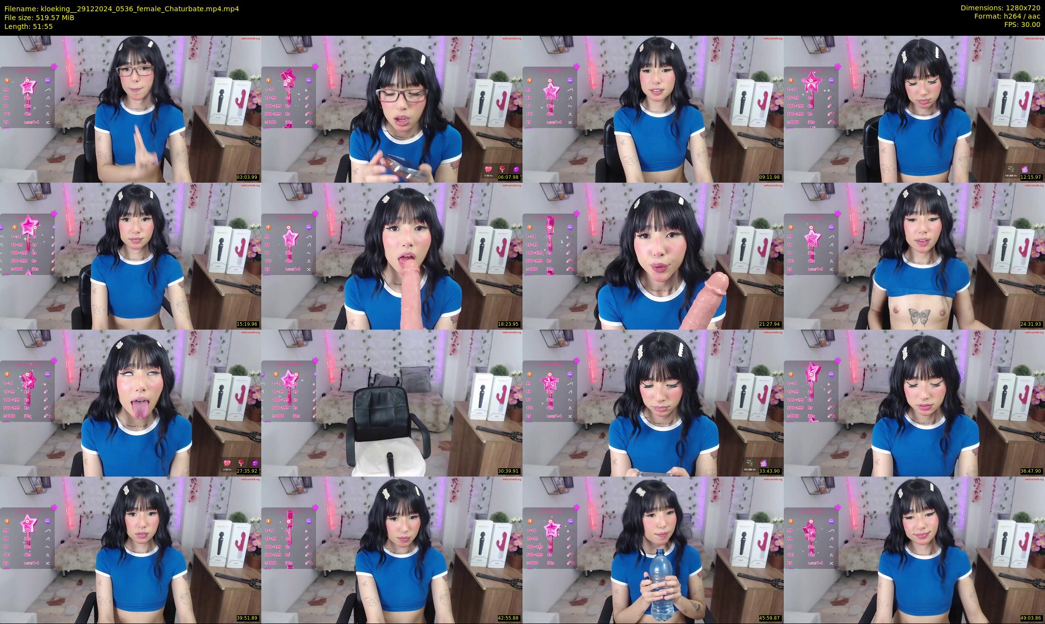 kloeking_ — 52 minute Chaturbate female cam show recording, 720p, Dec 29, 2024