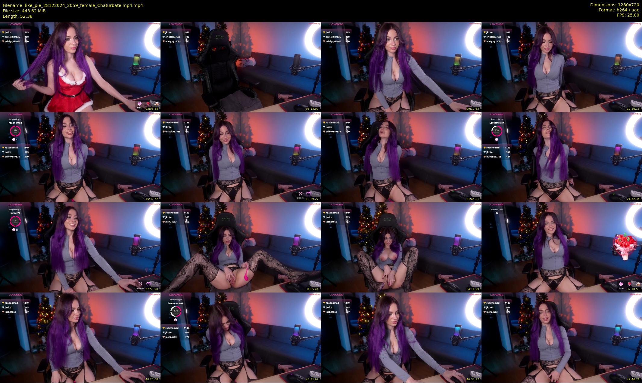 like_pie — 53 minute Chaturbate couple cam show recording, 720p, Dec 28, 2024