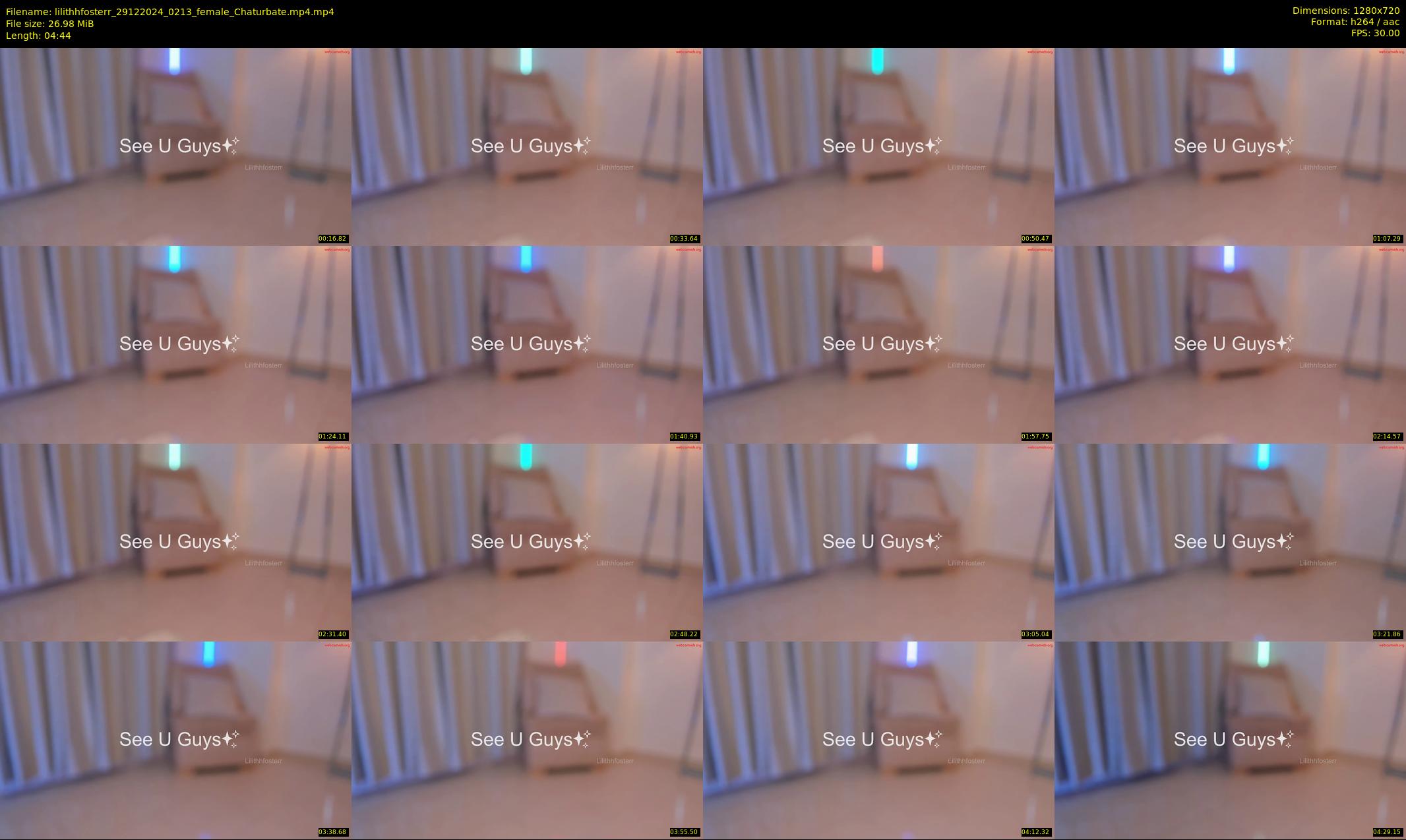 lilithhfosterr — 5 minute Chaturbate female cam show recording, 720p, Dec 29, 2024