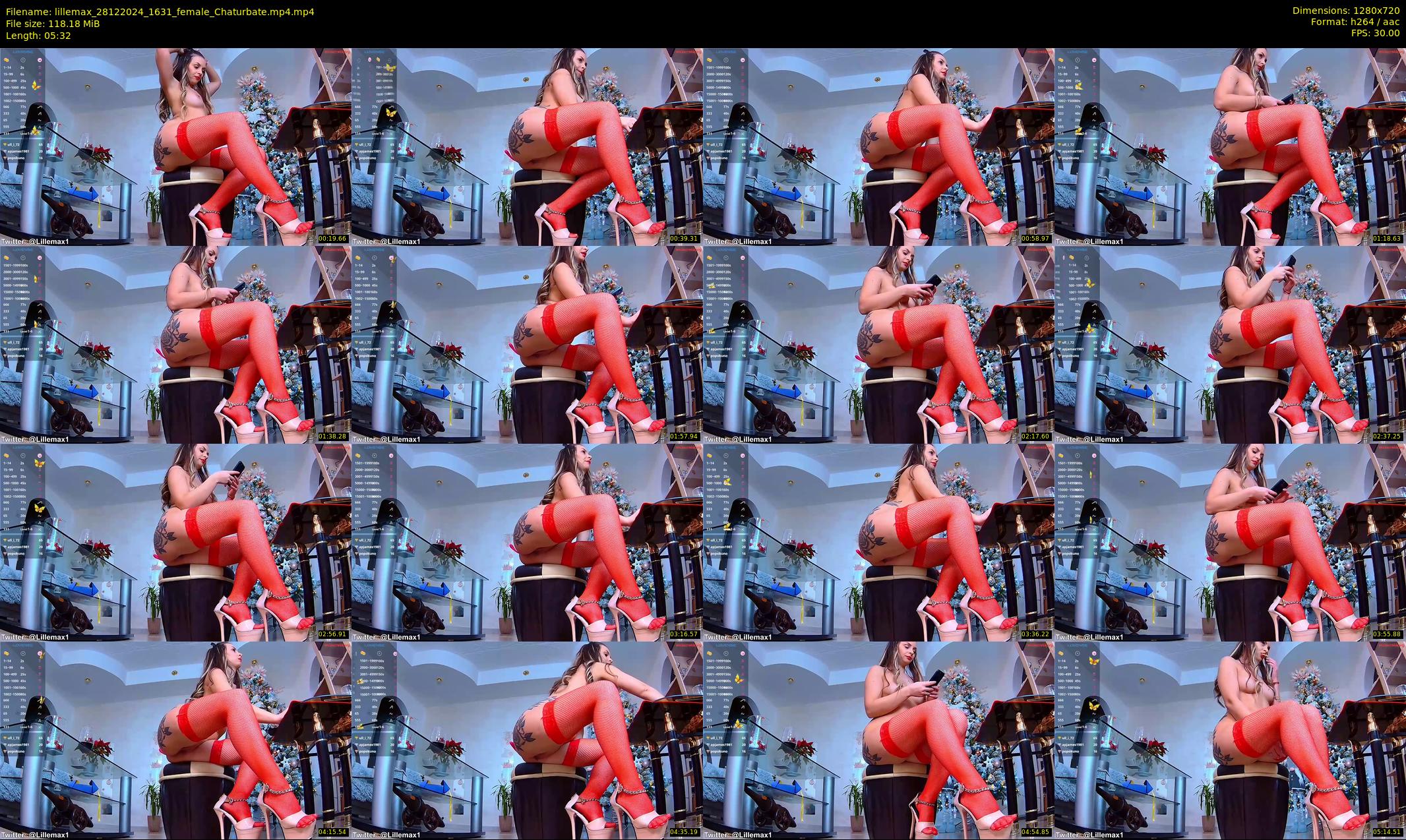 lillemax — 6 minute Chaturbate female cam show recording, 720p, Dec 28, 2024