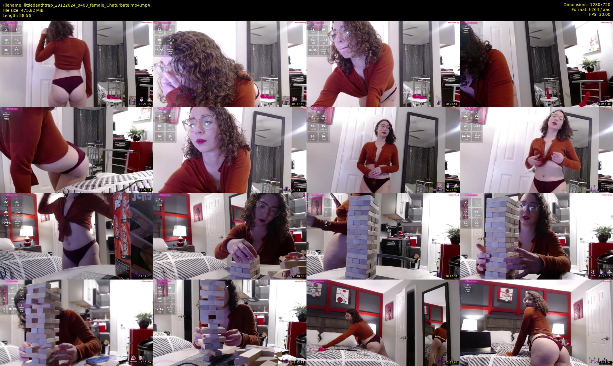 littledeathtrap — 59 minute Chaturbate female cam show recording, 720p, Dec 29, 2024