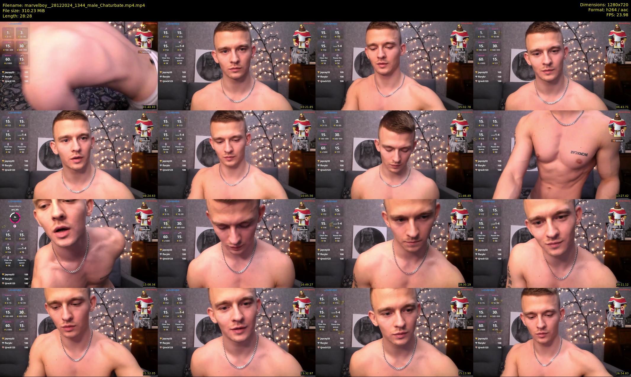 marvelboy_ — 29 minute Chaturbate male cam show recording, 720p, Dec 28, 2024