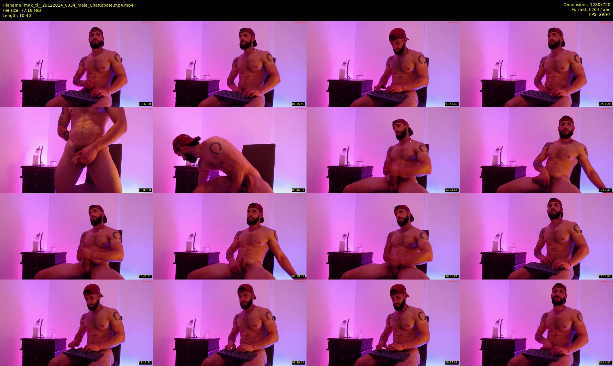 max_xl_ — 11 minute Chaturbate male cam show recording, 720p, Dec 29, 2024