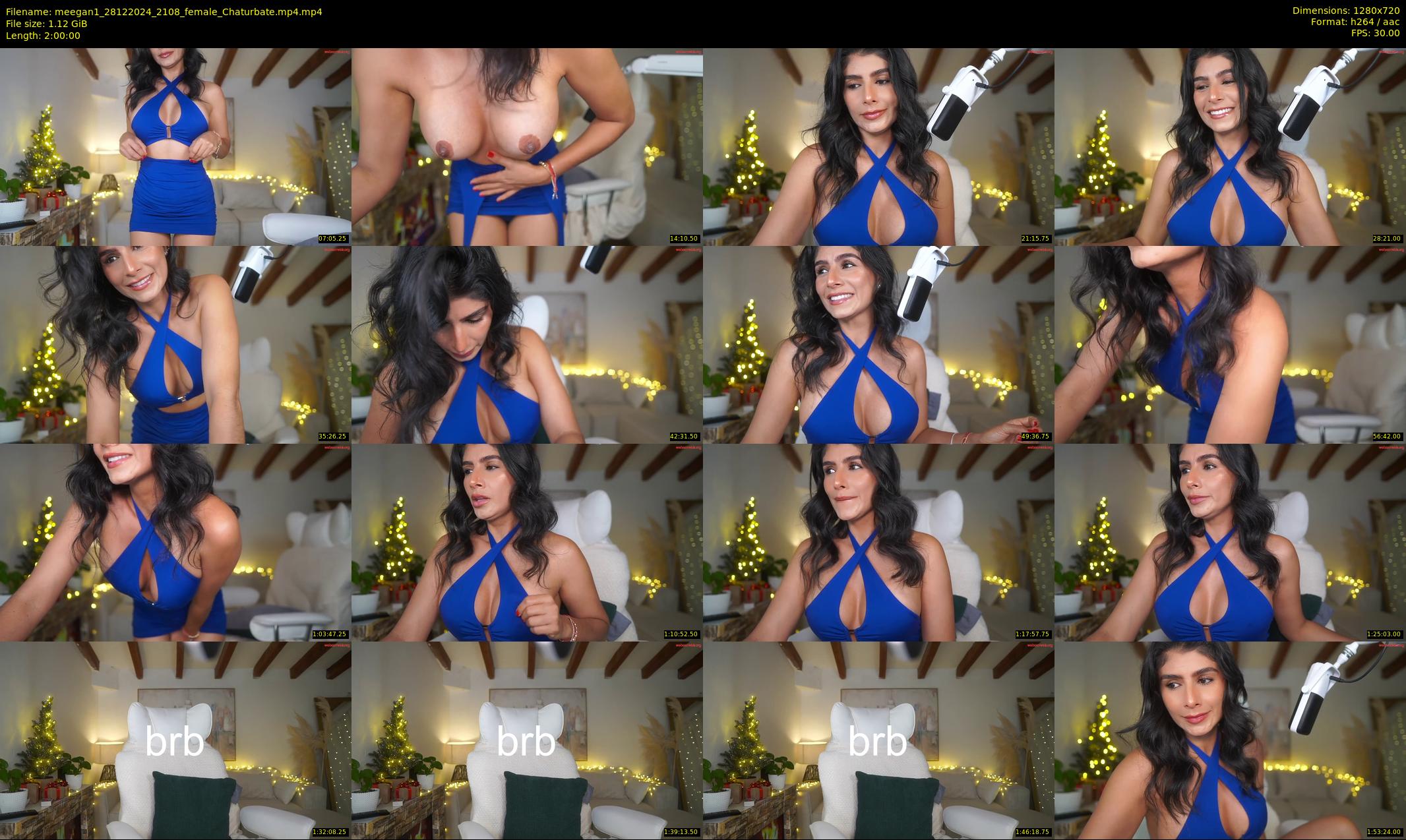 meegan1 — 120 minute Chaturbate female cam show recording, 720p, Dec 28, 2024