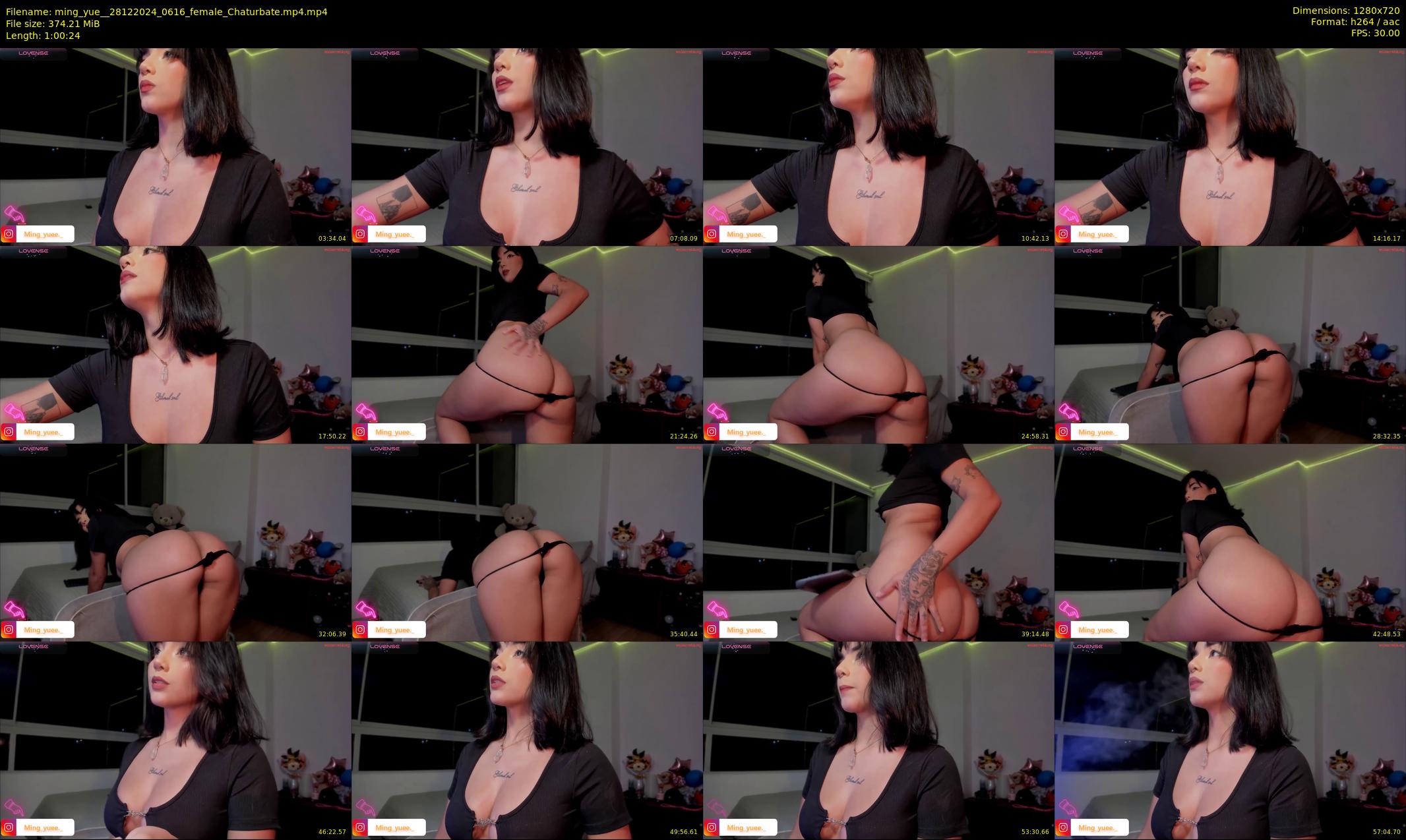 ming_yue_ — 61 minute Chaturbate female cam show recording, 720p, Dec 28, 2024