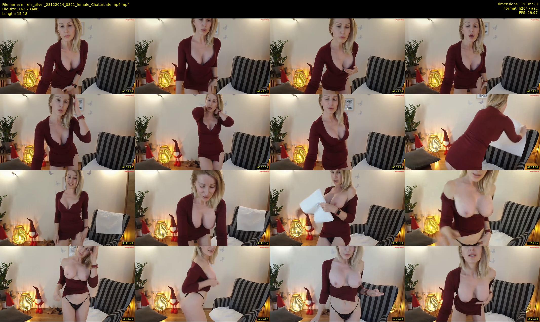 mirela_silver — 16 minute Chaturbate female cam show recording, 720p, Dec 28, 2024