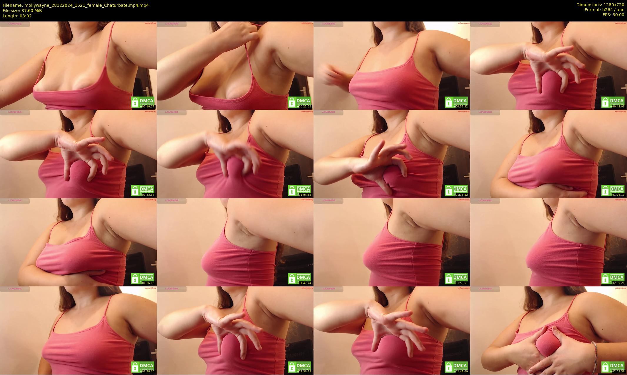 mollywayne — 4 minute Chaturbate female cam show recording, 720p, Dec 28, 2024