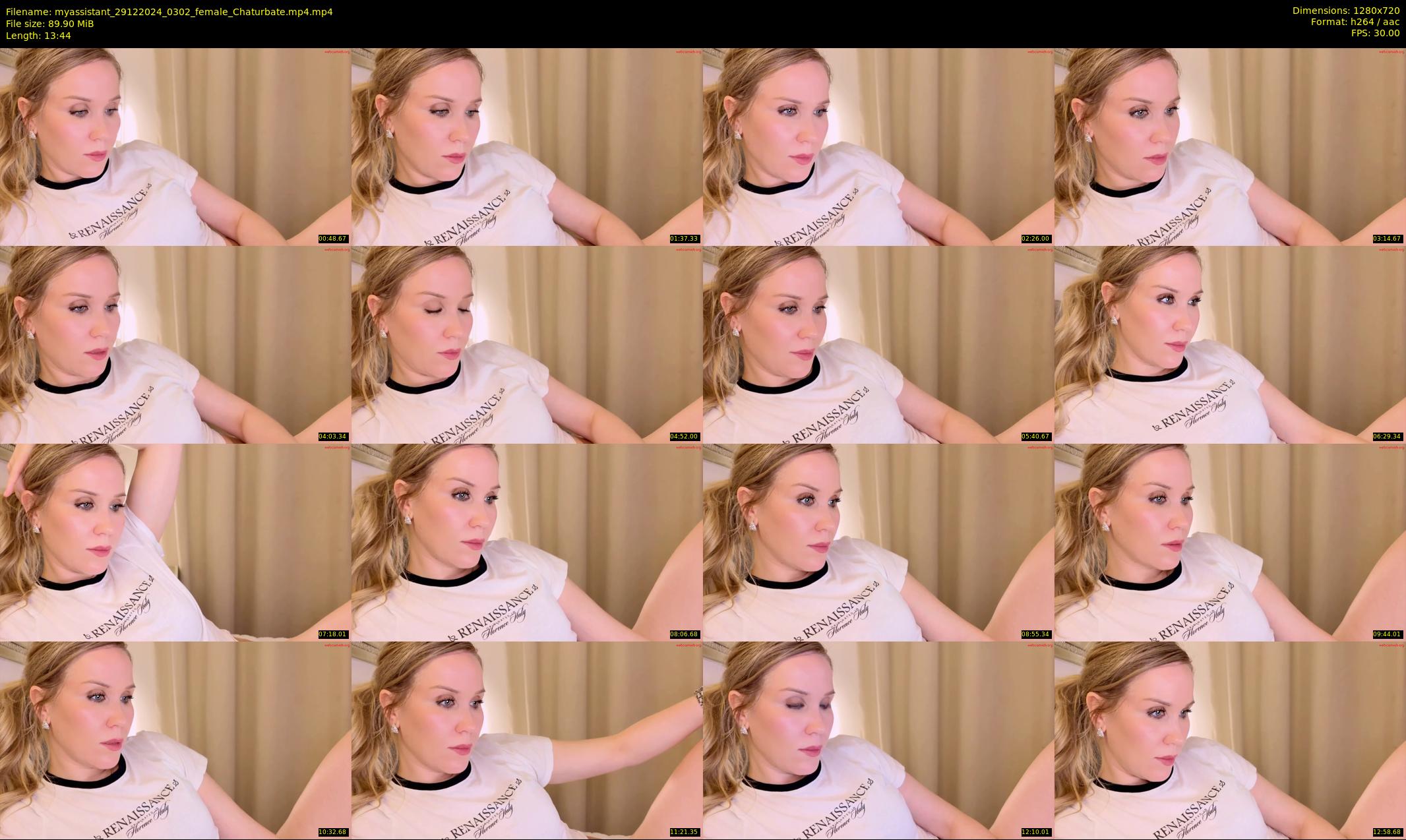 myassistant — 14 minute Chaturbate female cam show recording, 720p, Dec 29, 2024