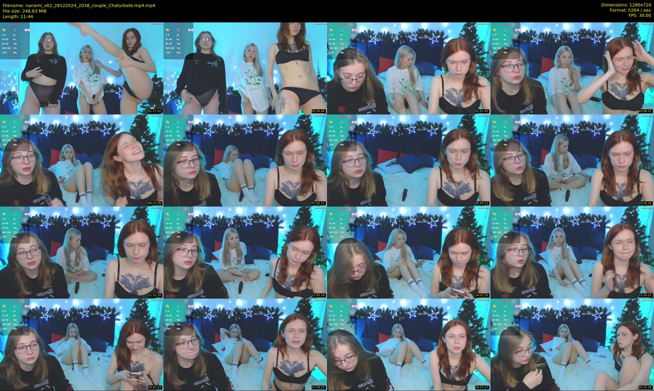nanami_v02 — 22 minute Chaturbate couple cam show recording, 720p, Dec 28, 2024