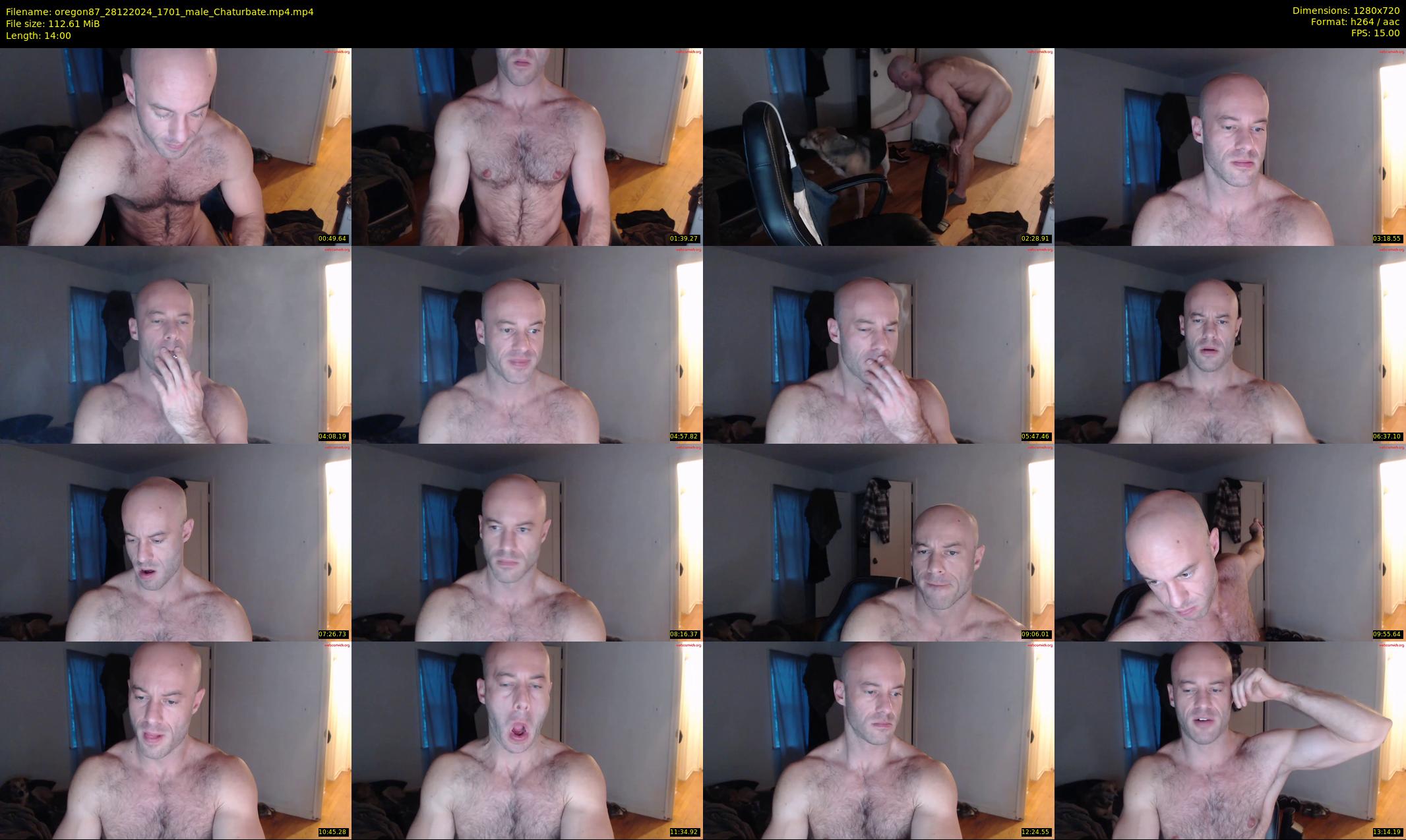 oregon87 — 14 minute Chaturbate male cam show recording, 720p, Dec 28, 2024