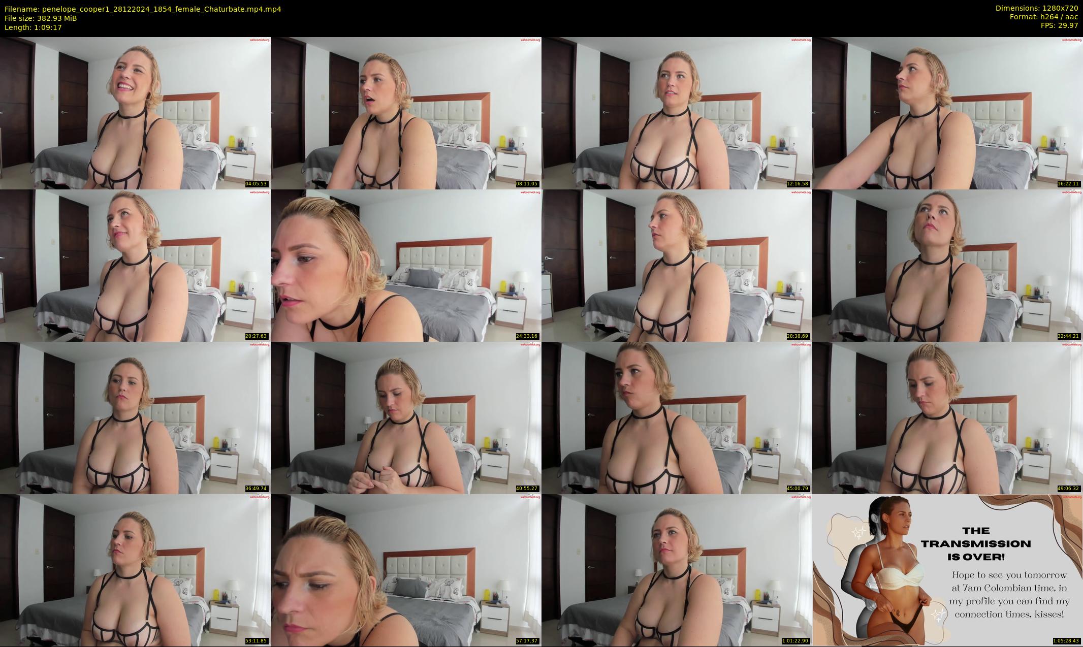 penelope_cooper1 — 70 minute Chaturbate female cam show recording, 720p, Dec 28, 2024