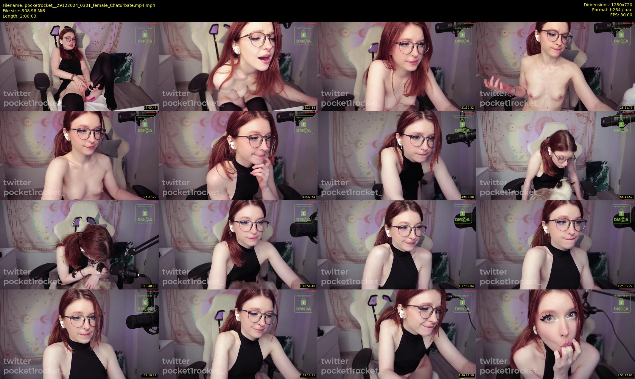 pocketrocket_ — 121 minute Chaturbate female cam show recording, 720p, Dec 29, 2024