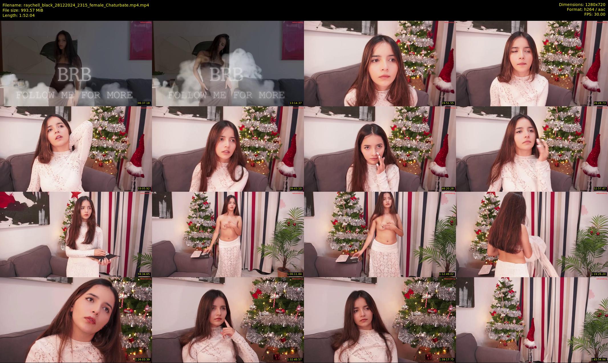 raychell_black — 113 minute Chaturbate female cam show recording, 720p, Dec 28, 2024