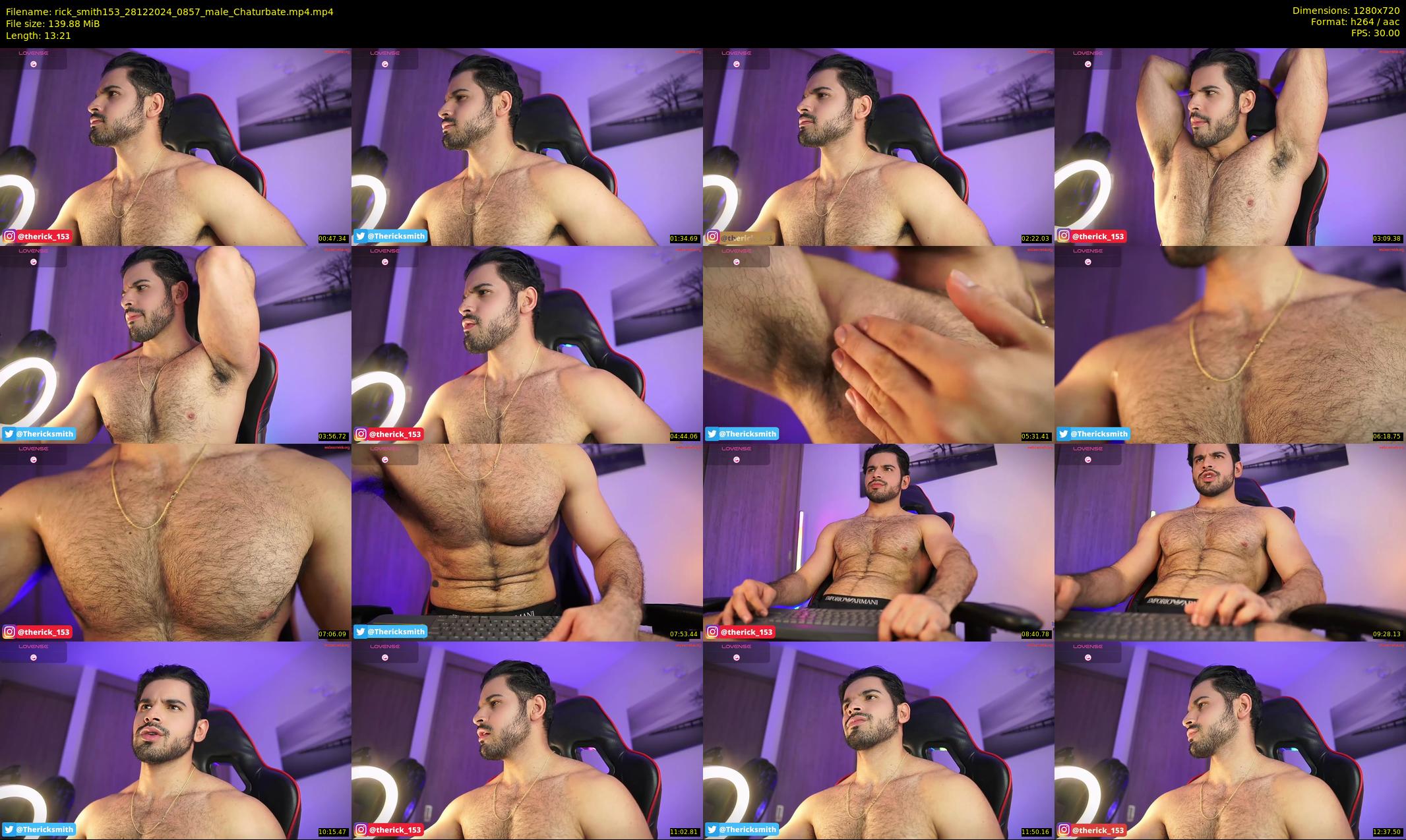 rick_smith153 — 14 minute Chaturbate male cam show recording, 720p, Dec 28, 2024