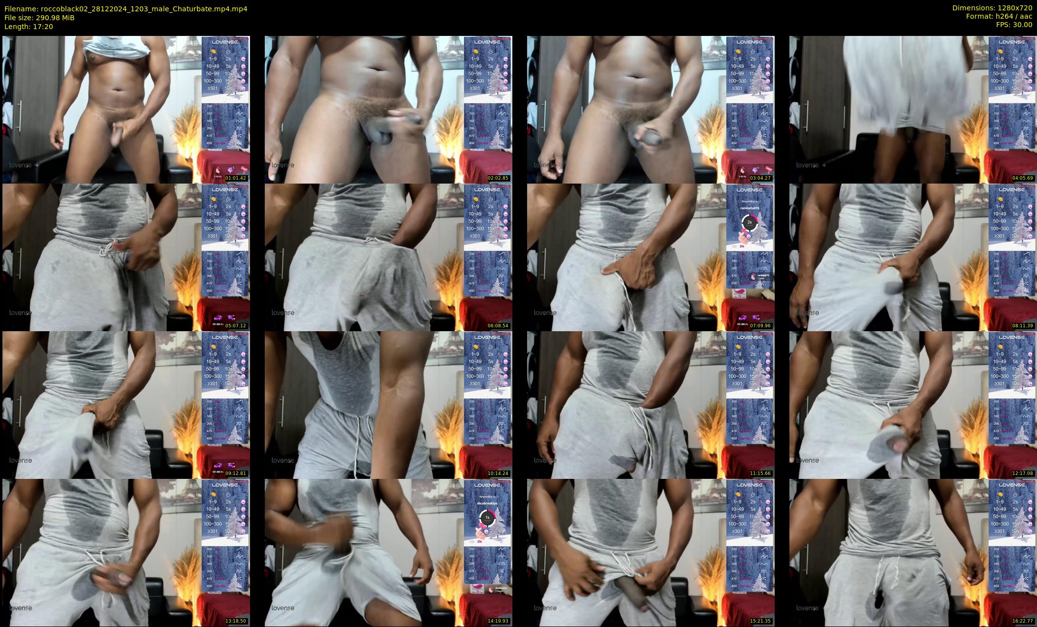 roccoblack02 — 18 minute Chaturbate male cam show recording, 720p, Dec 28, 2024