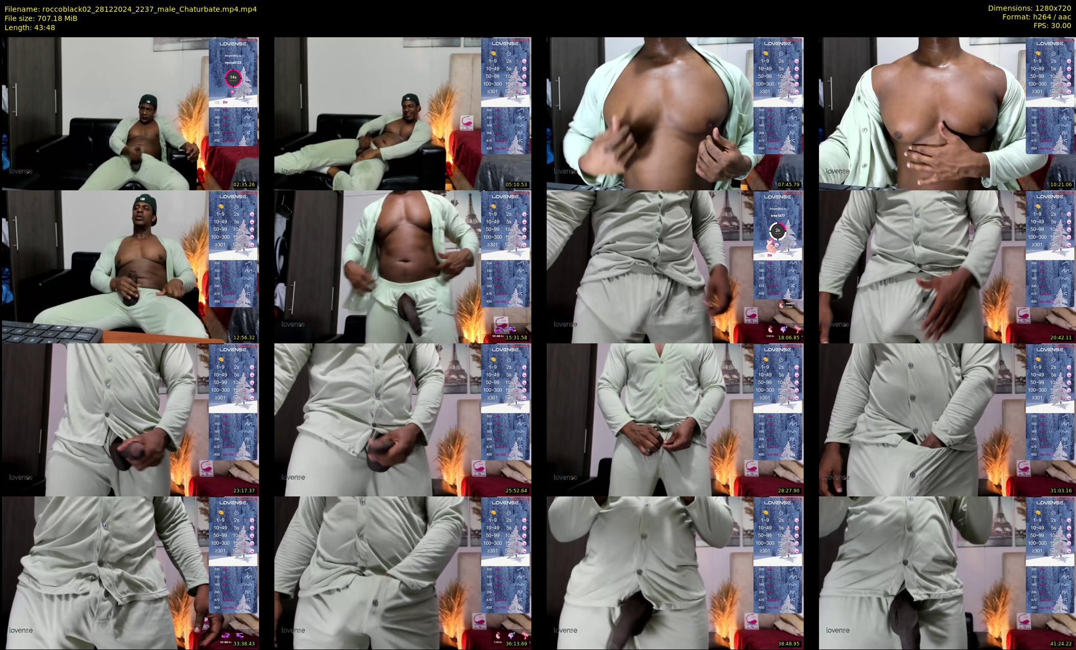 roccoblack02 — 44 minute Chaturbate male cam show recording, 720p, Dec 28, 2024