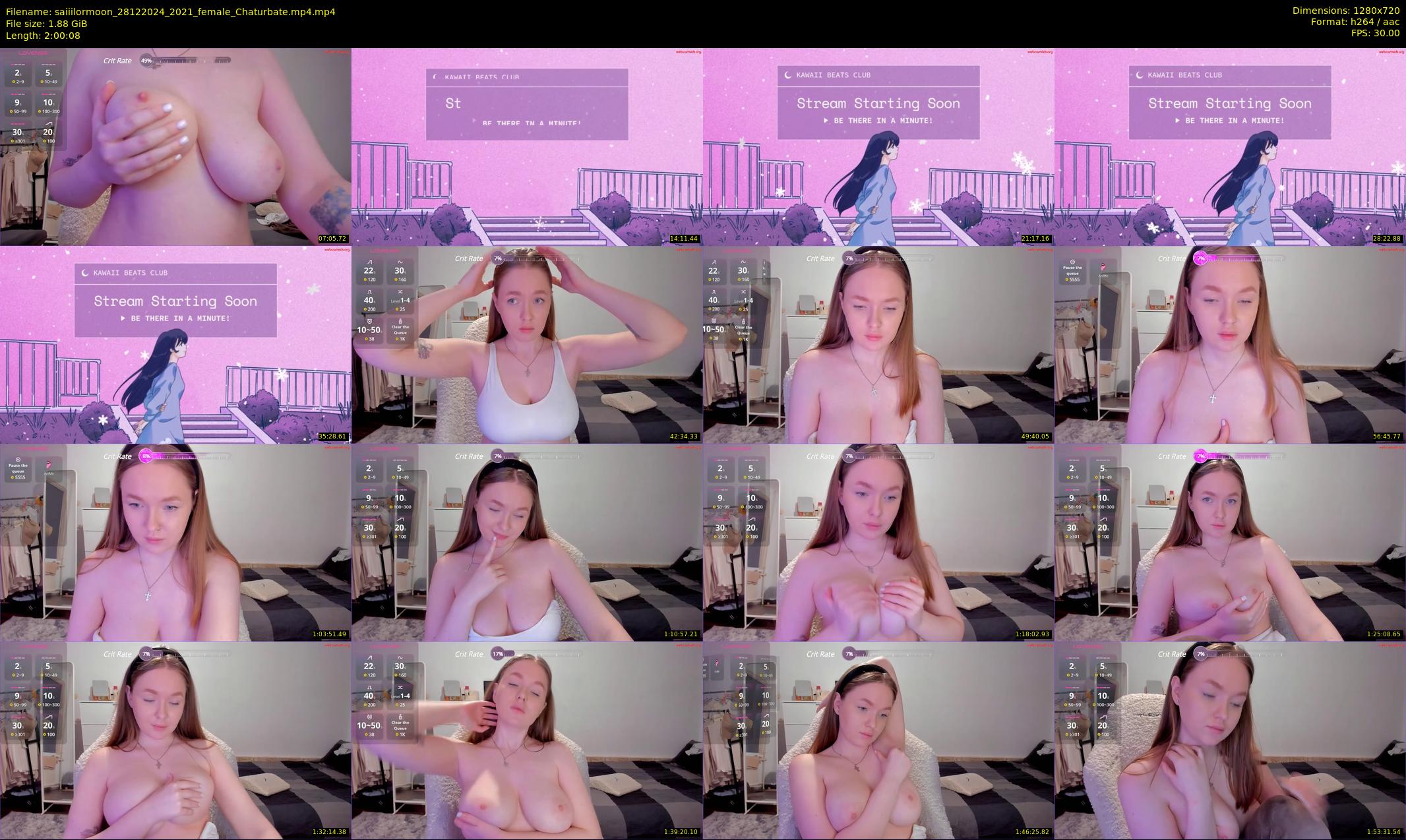 saiiilormoon — 121 minute Chaturbate female cam show recording, 720p, Dec 28, 2024