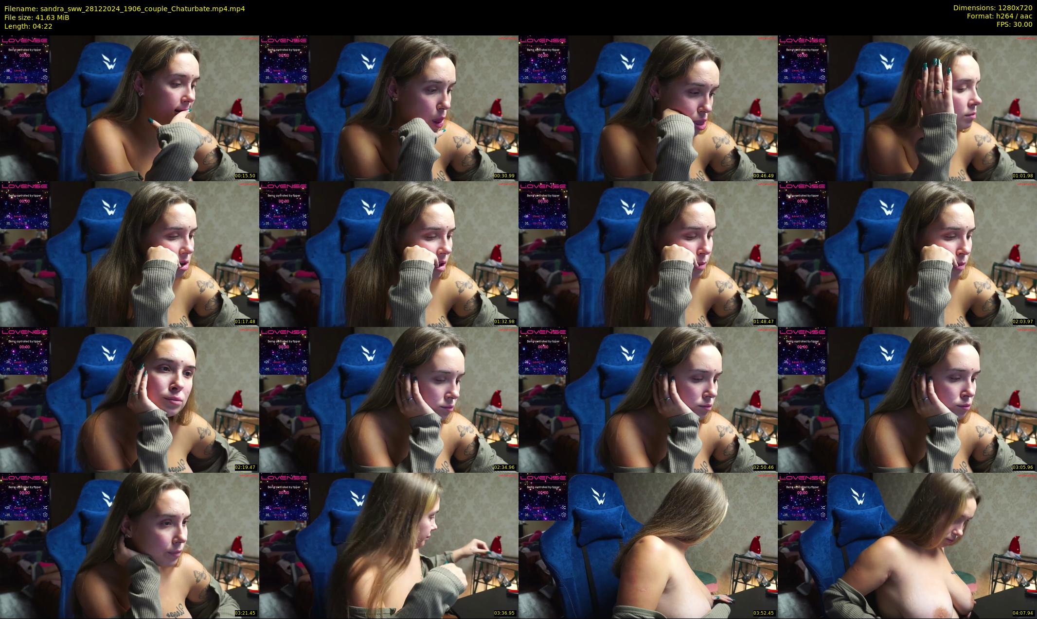 sandra_sww — 5 minute Chaturbate couple cam show recording, 720p, Dec 28, 2024