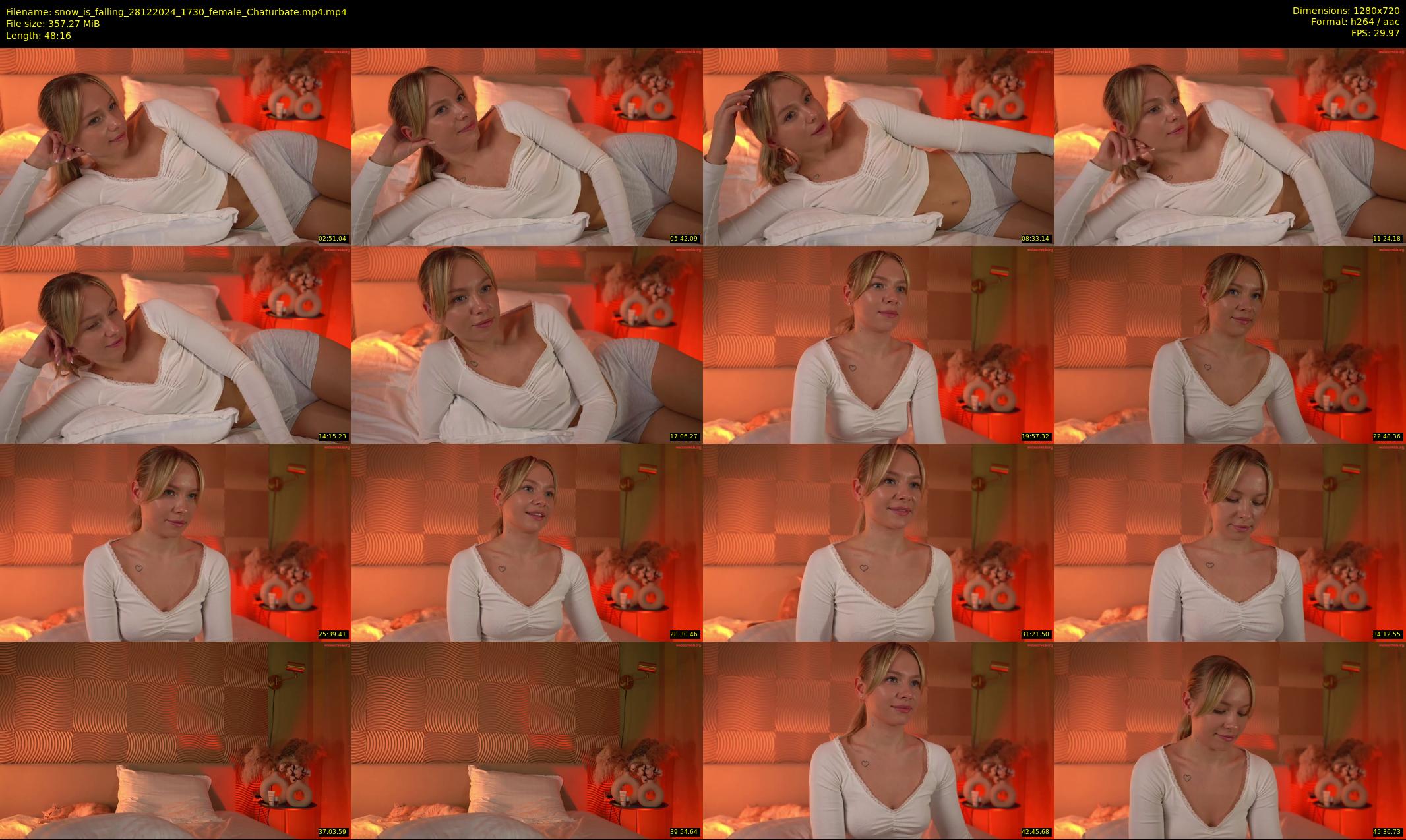 snow_is_falling — 49 minute Chaturbate female cam show recording, 720p, Dec 28, 2024