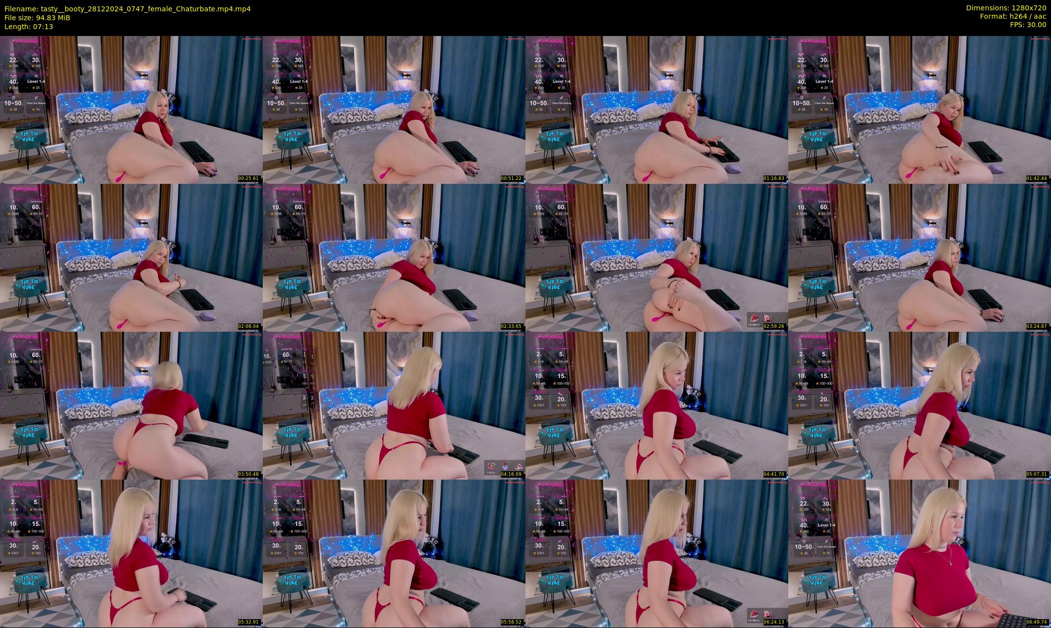 tasty__booty — 8 minute Chaturbate female cam show recording, 720p, Dec 28, 2024