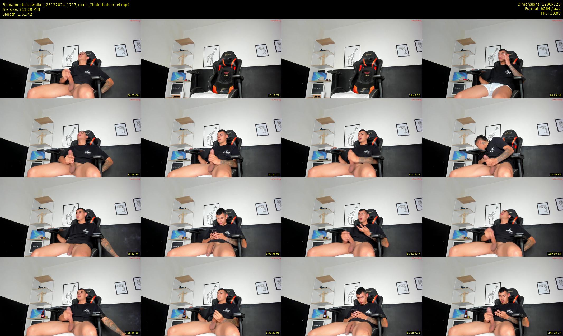 tatanwalker — 112 minute Chaturbate male cam show recording, 720p, Dec 28, 2024