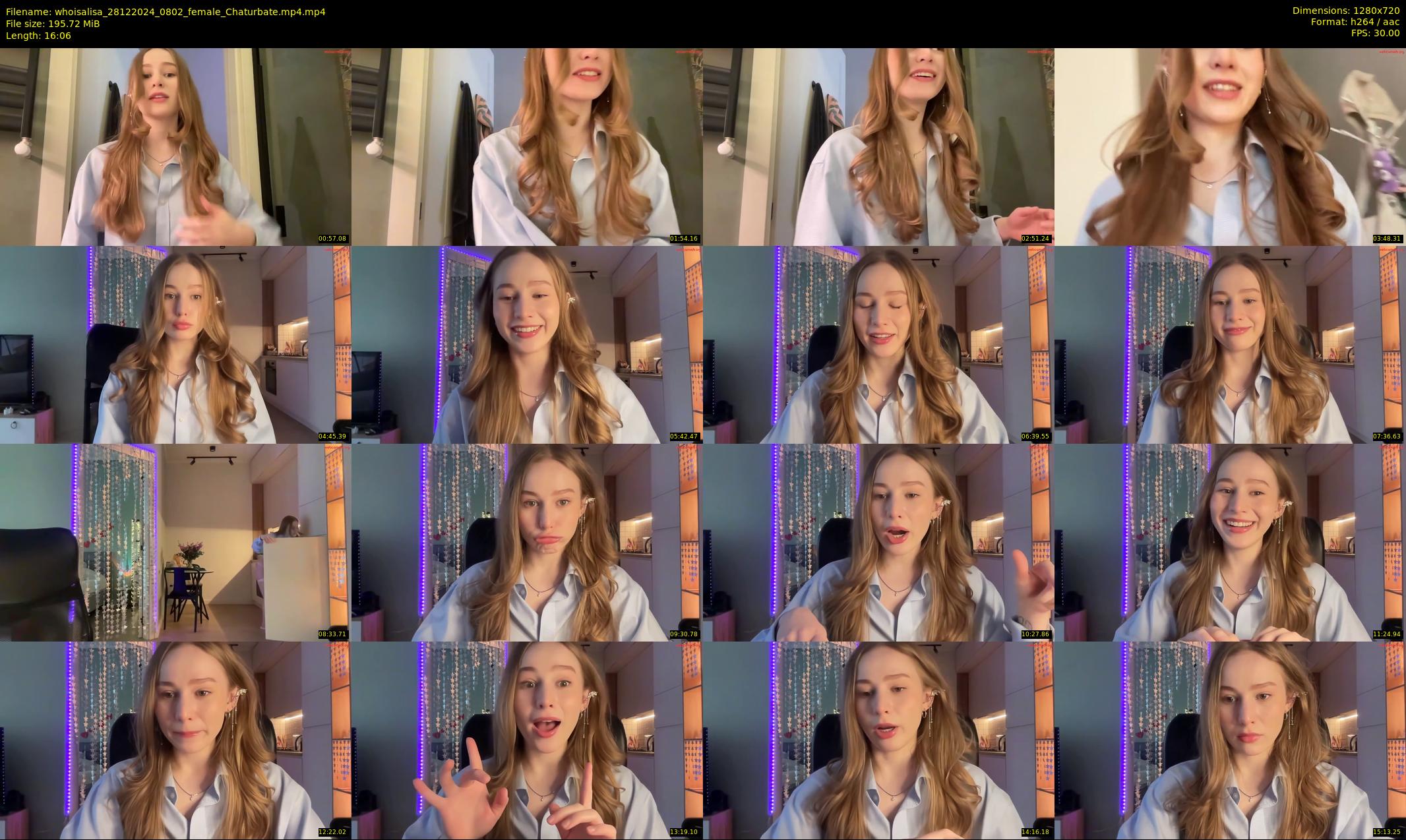 whoisalisa — 17 minute Chaturbate female cam show recording, 720p, Dec 28, 2024