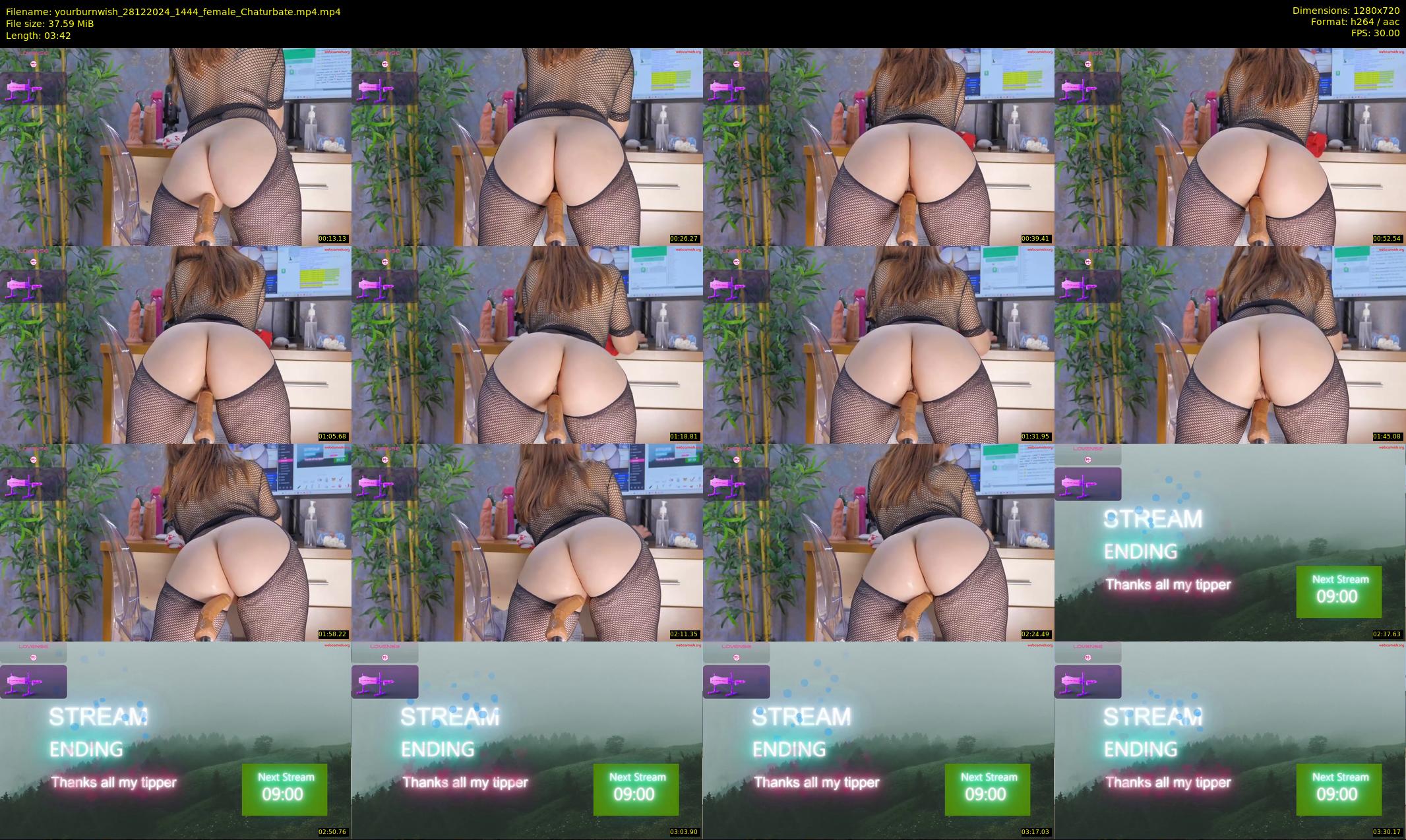 yourburnwish — 4 minute Chaturbate female cam show recording, 720p, Dec 28, 2024