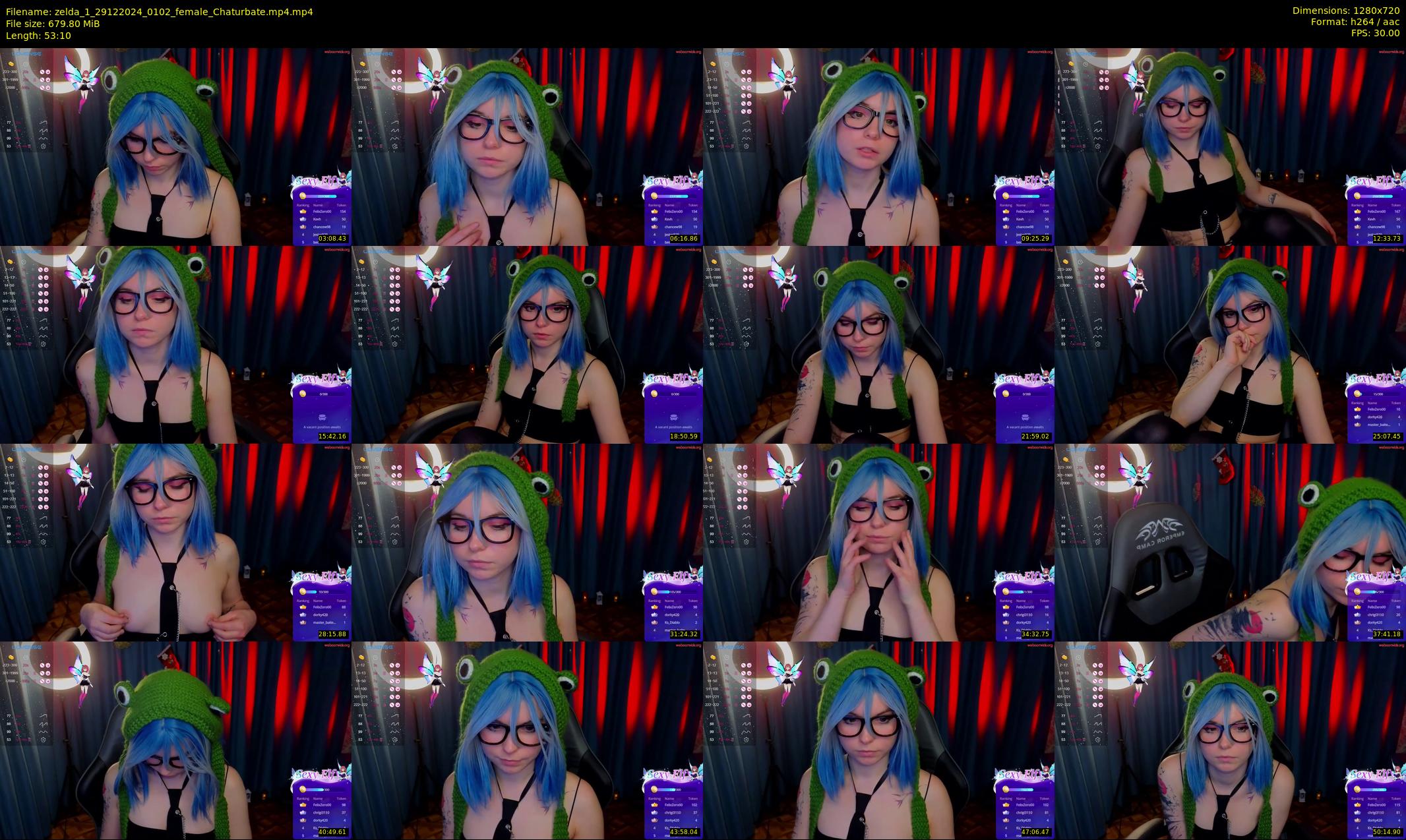 zelda_1 — 54 minute Chaturbate female cam show recording, 720p, Dec 29, 2024