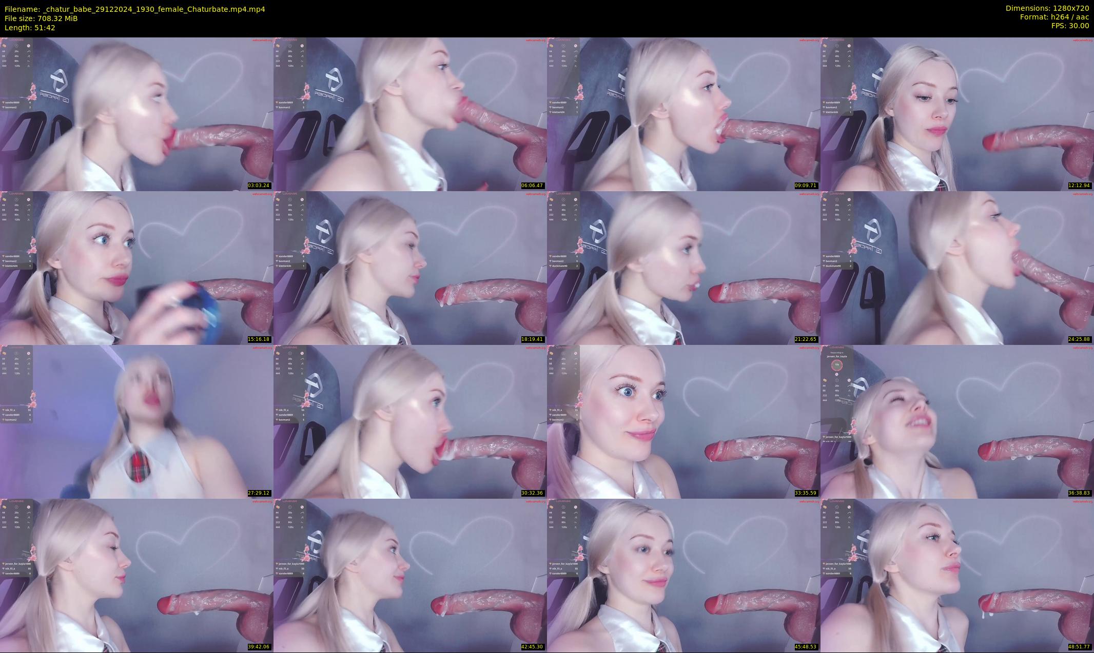_chatur_babe — 52 minute Chaturbate female cam show recording, 720p, Dec 29, 2024