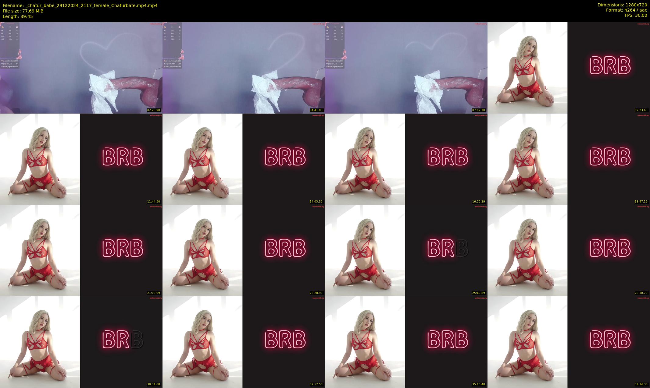 _chatur_babe — 40 minute Chaturbate female cam show recording, 720p, Dec 29, 2024