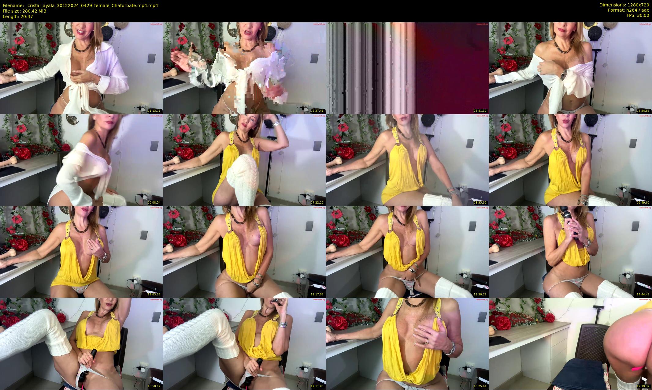 _cristal_ayala — 21 minute Chaturbate female cam show recording, 720p, Dec 30, 2024